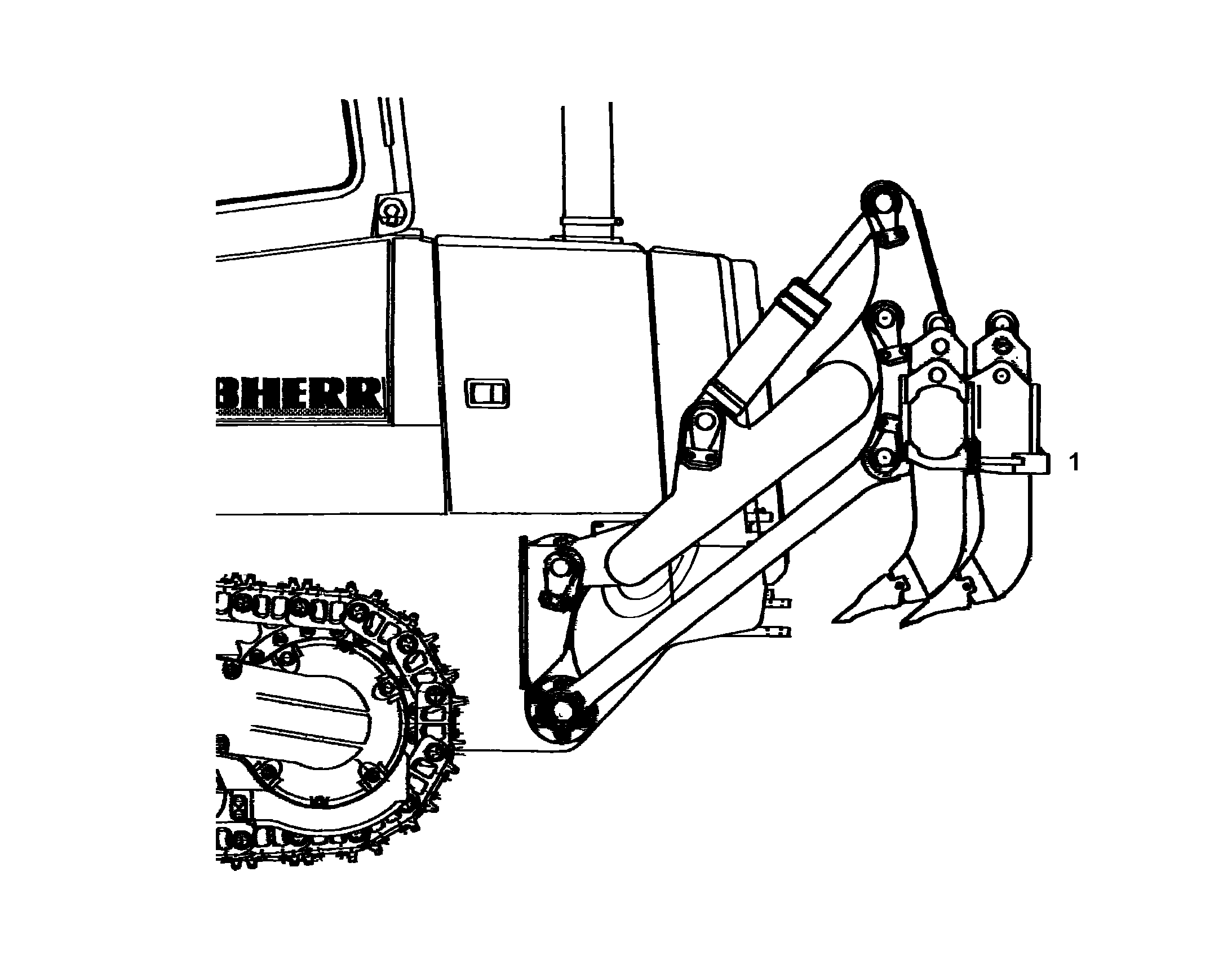 ЗАДНИЙ РЫХЛИТЕЛЬ 10009436 LIEBHERR