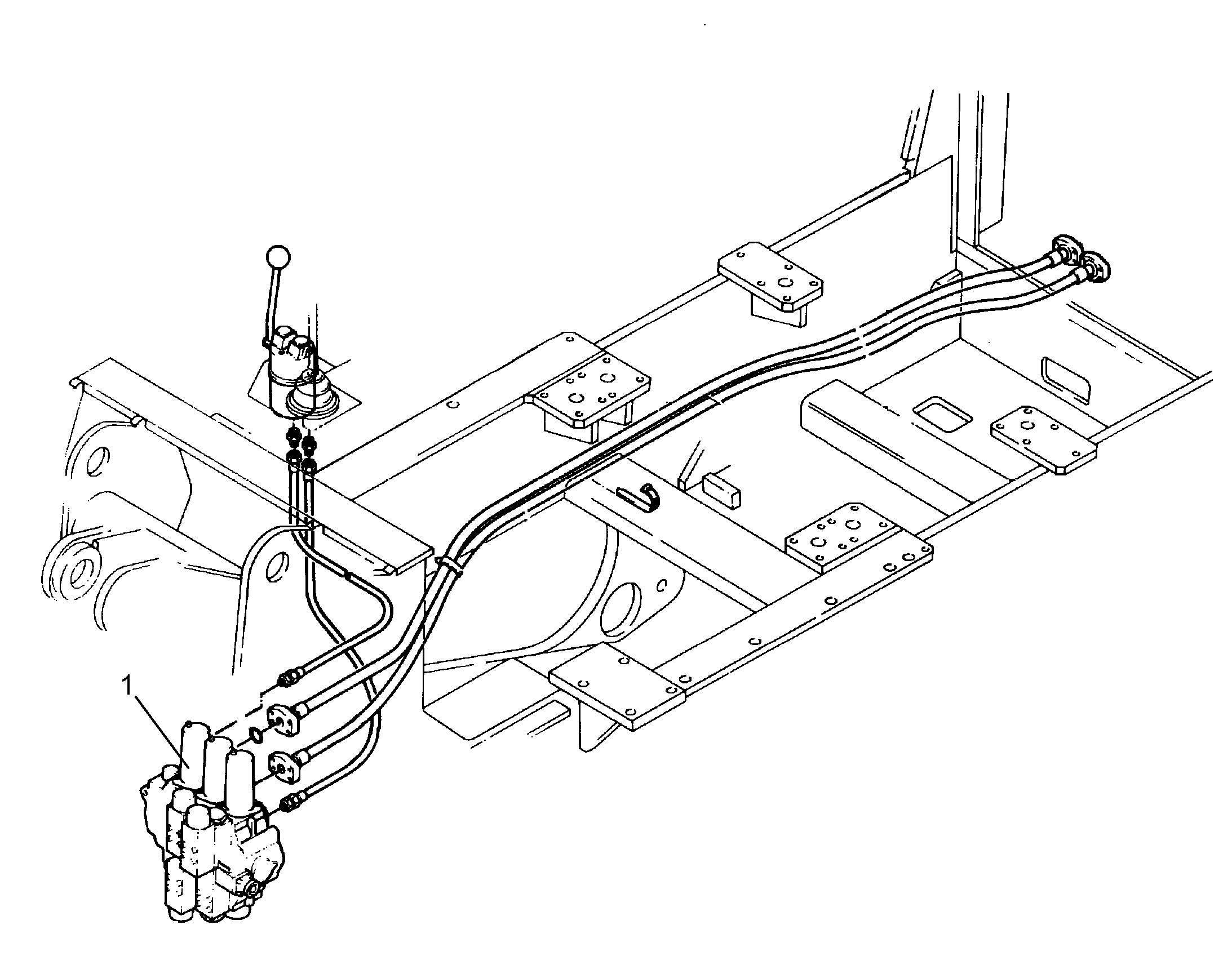 ГИДР.МОНТ.КОМПЛ. ЗАДН. СТОР. 9035908 LIEBHERR