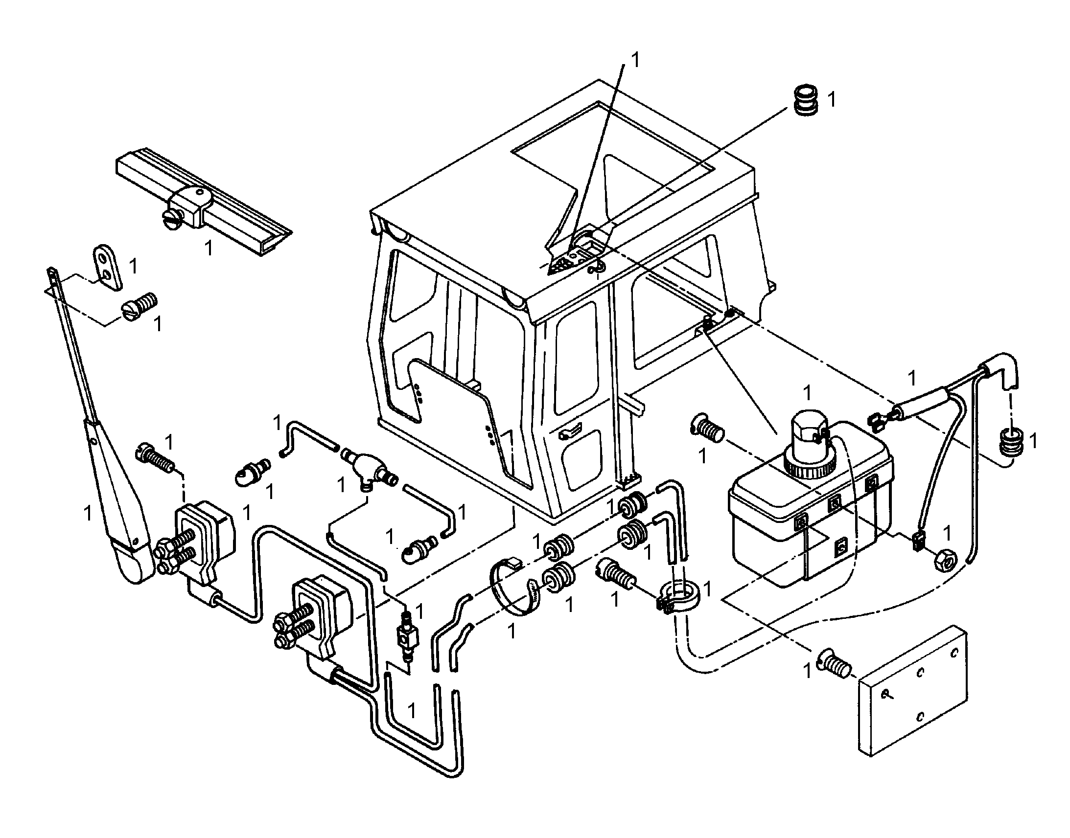 СТЕКЛООМЫВАТЕЛЬ 9082477 LIEBHERR
