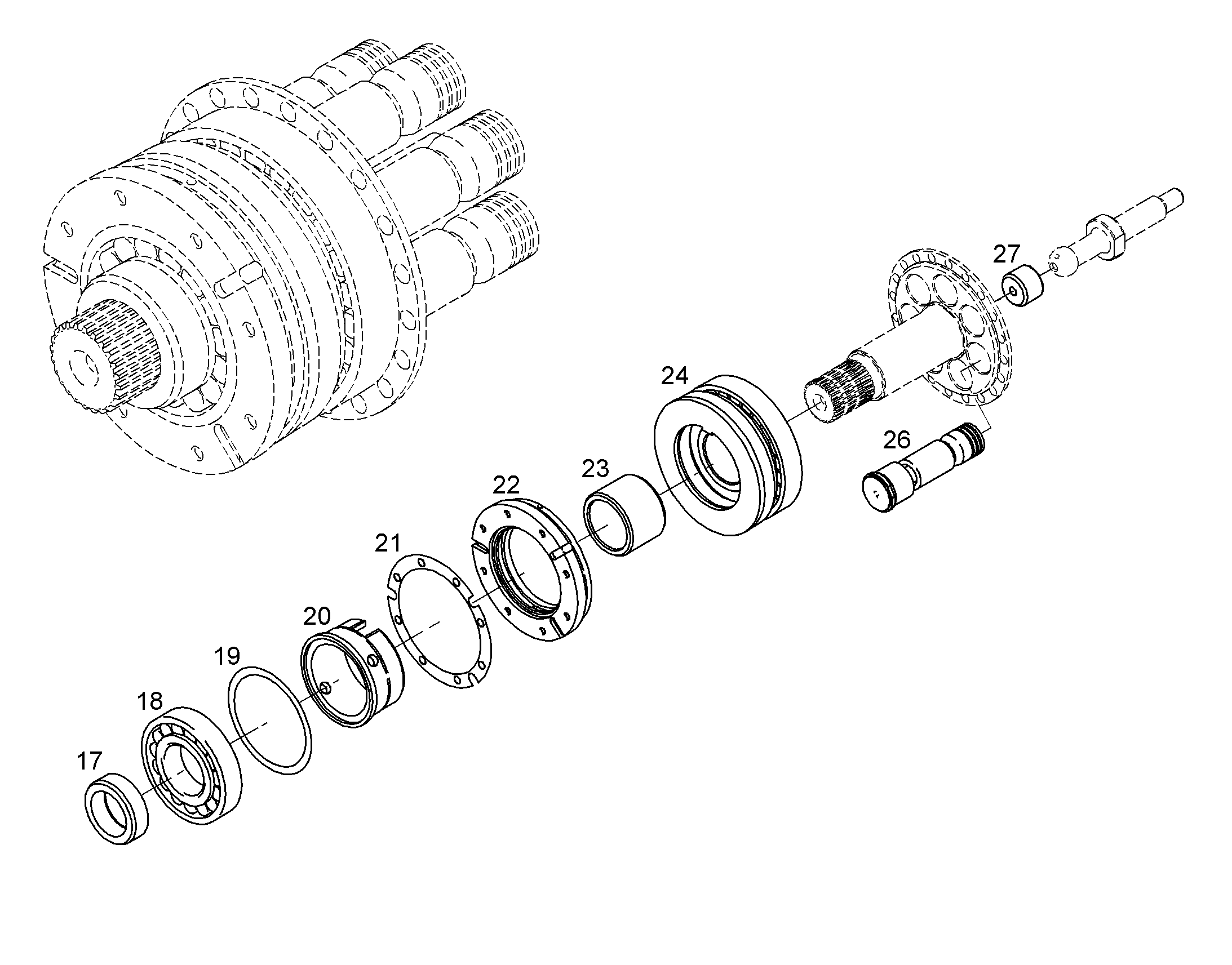 РОЛИКОПОДШИПНИК РАД.-УПОРН. 7414957 LIEBHERR