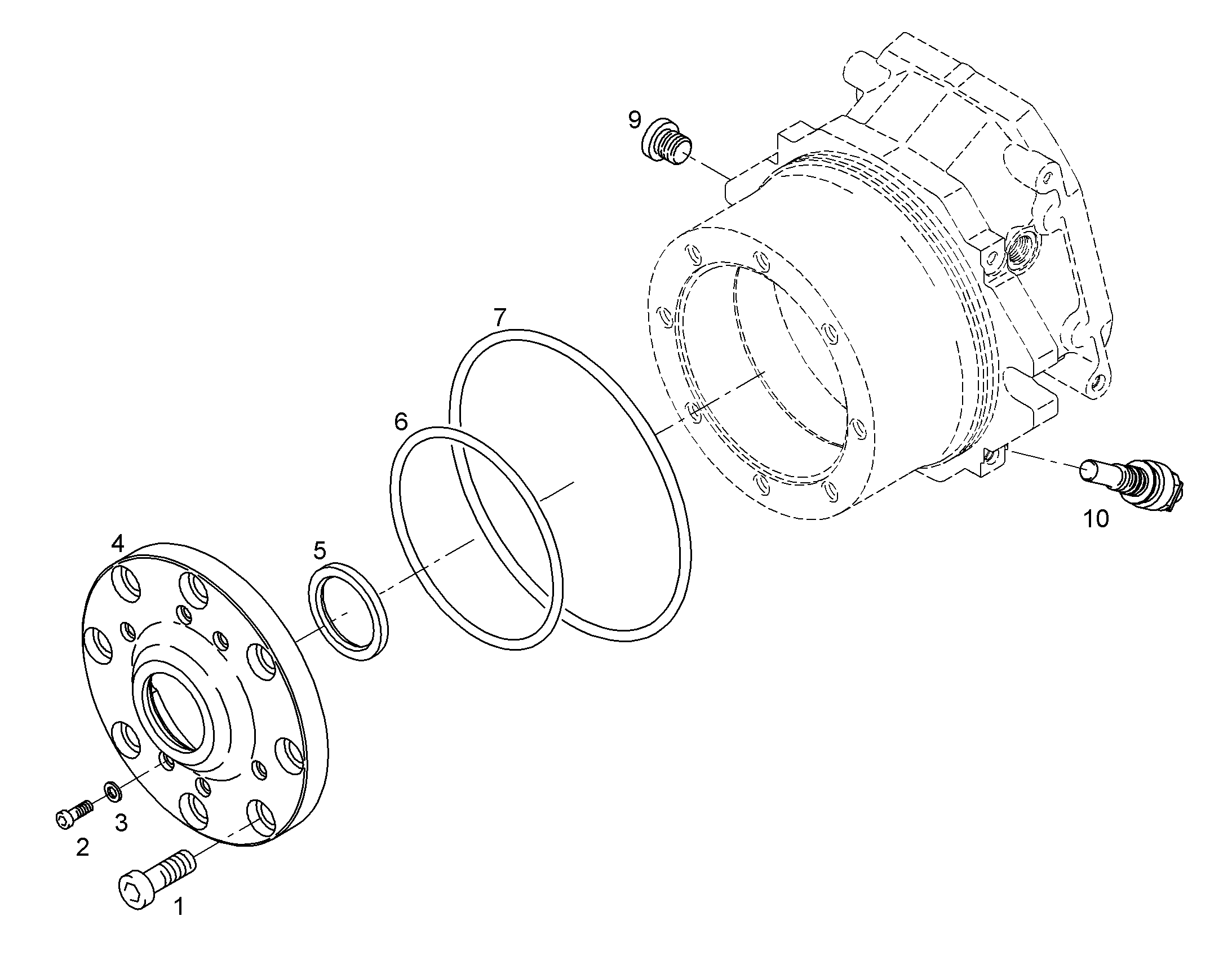 КРЫШКА 7409078 LIEBHERR