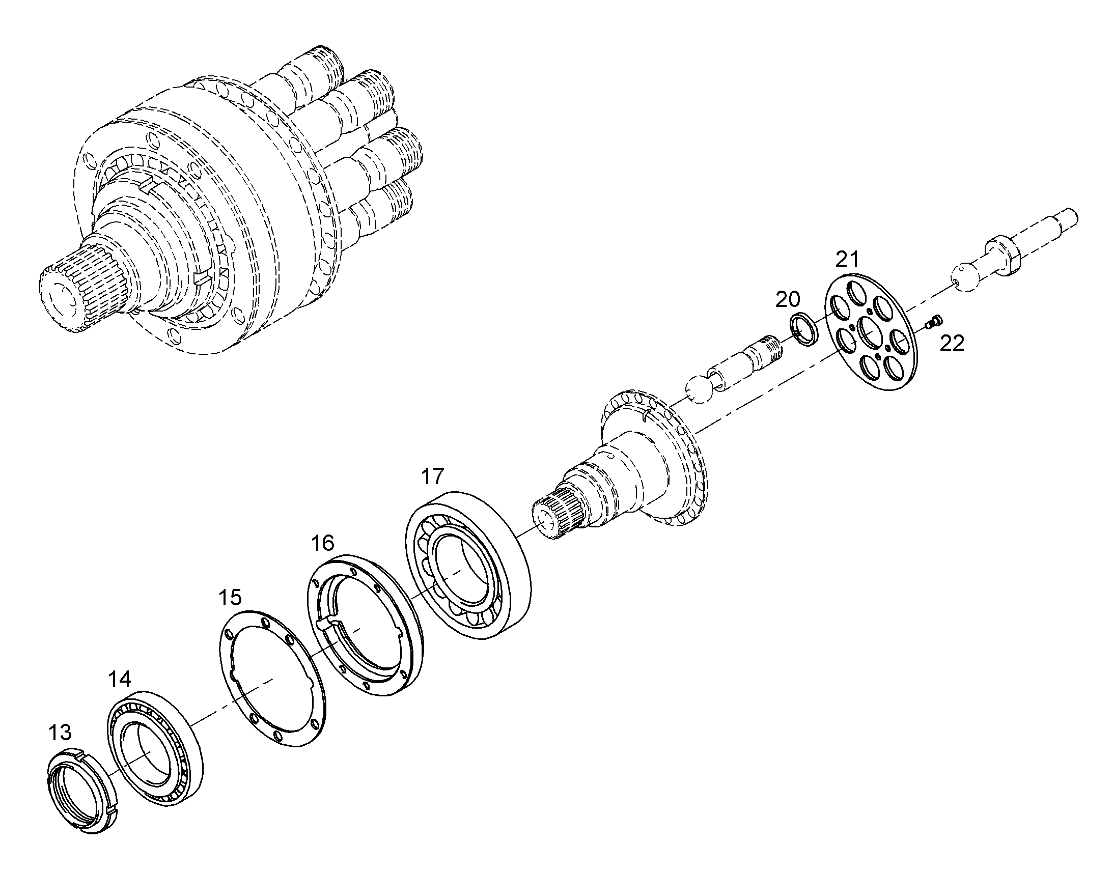 ПЛАСТИНА РАСПОРНАЯ 0,6 10013587 LIEBHERR