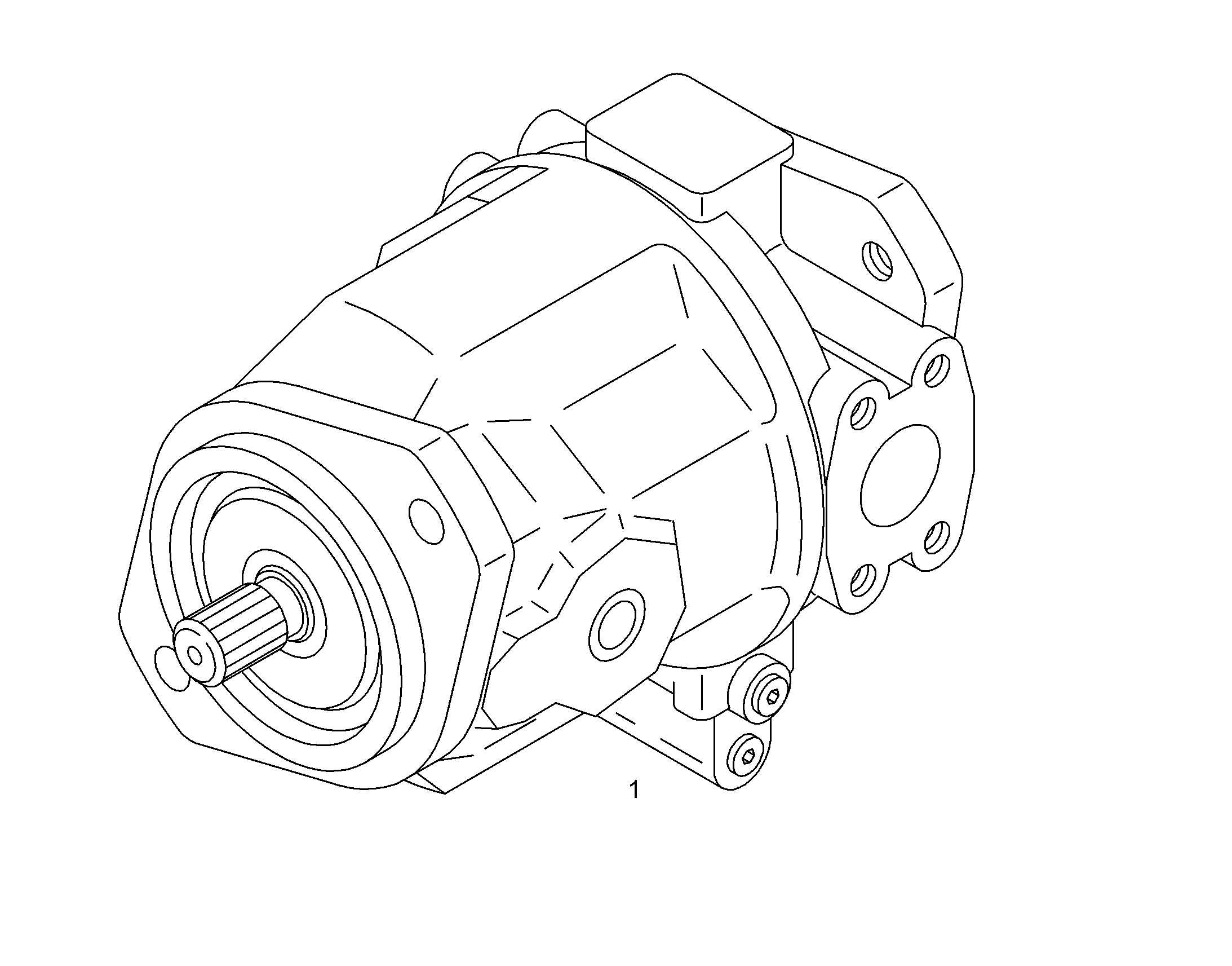 ГИДРОНАСОС РЕГУЛИРОВОЧНЫЙ A10 28cm³/U 10409610 LIEBHERR