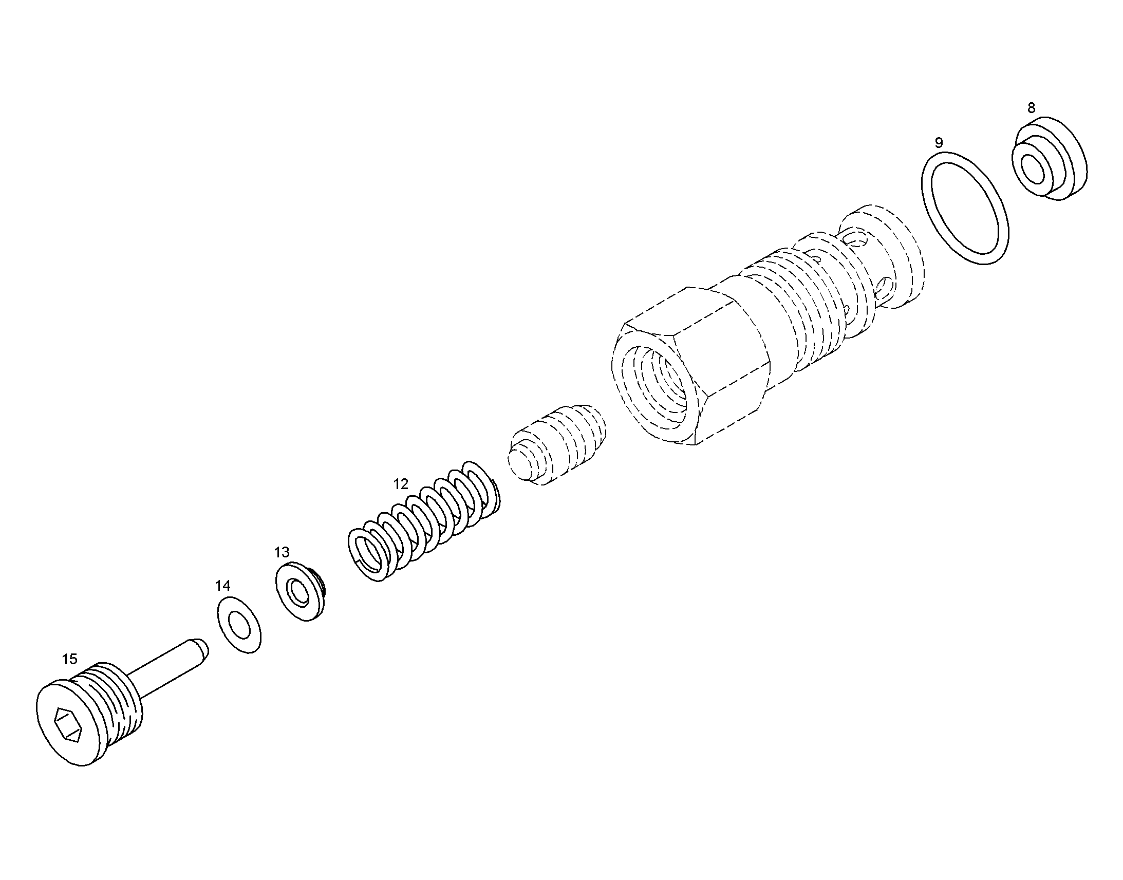 ЗАГЛУШКА РЕЗЬБОВАЯ 7370032 LIEBHERR
