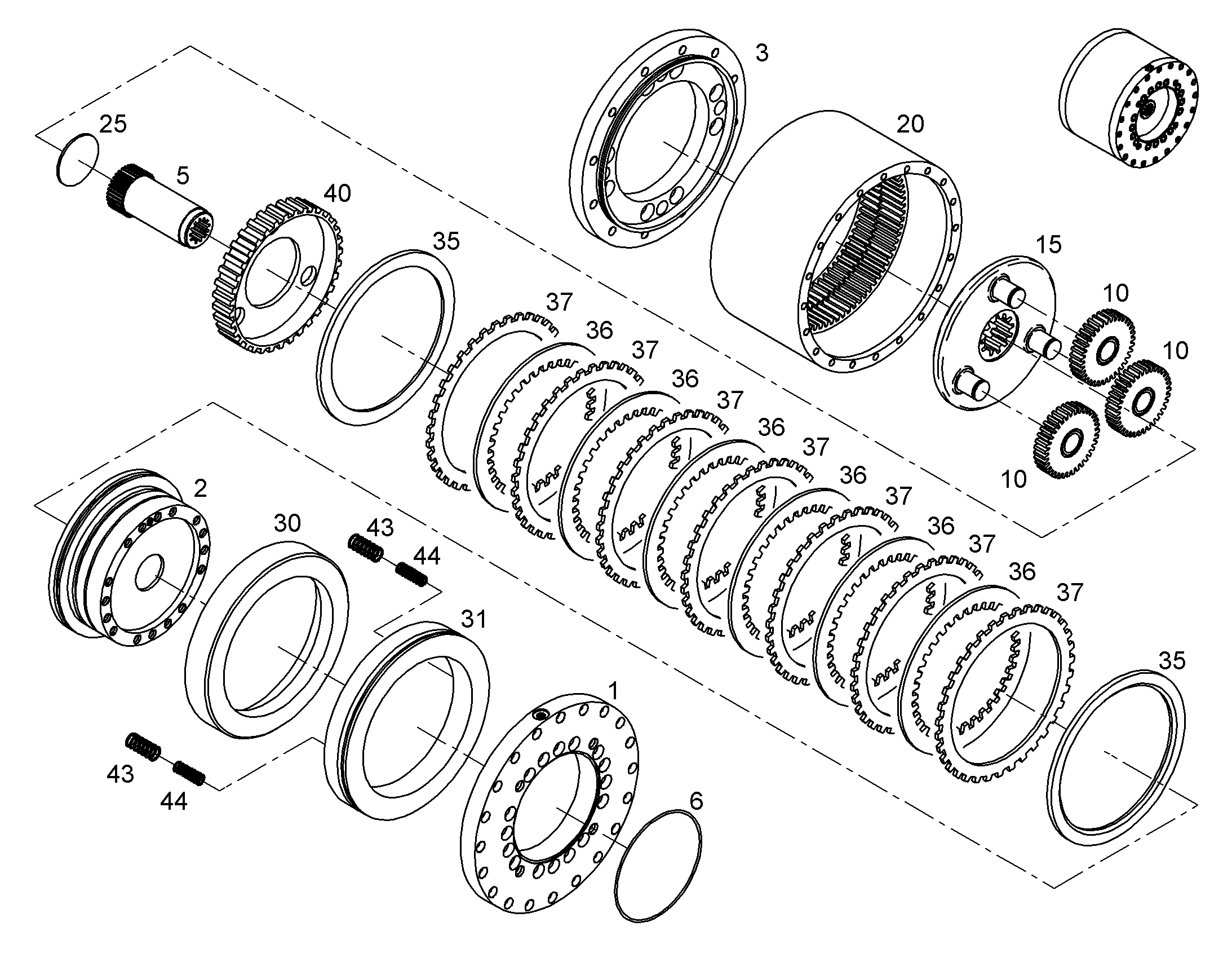 СОЕДИНИТ. ФЛАНЕЦ РЕДУКТОРА 9441748 LIEBHERR