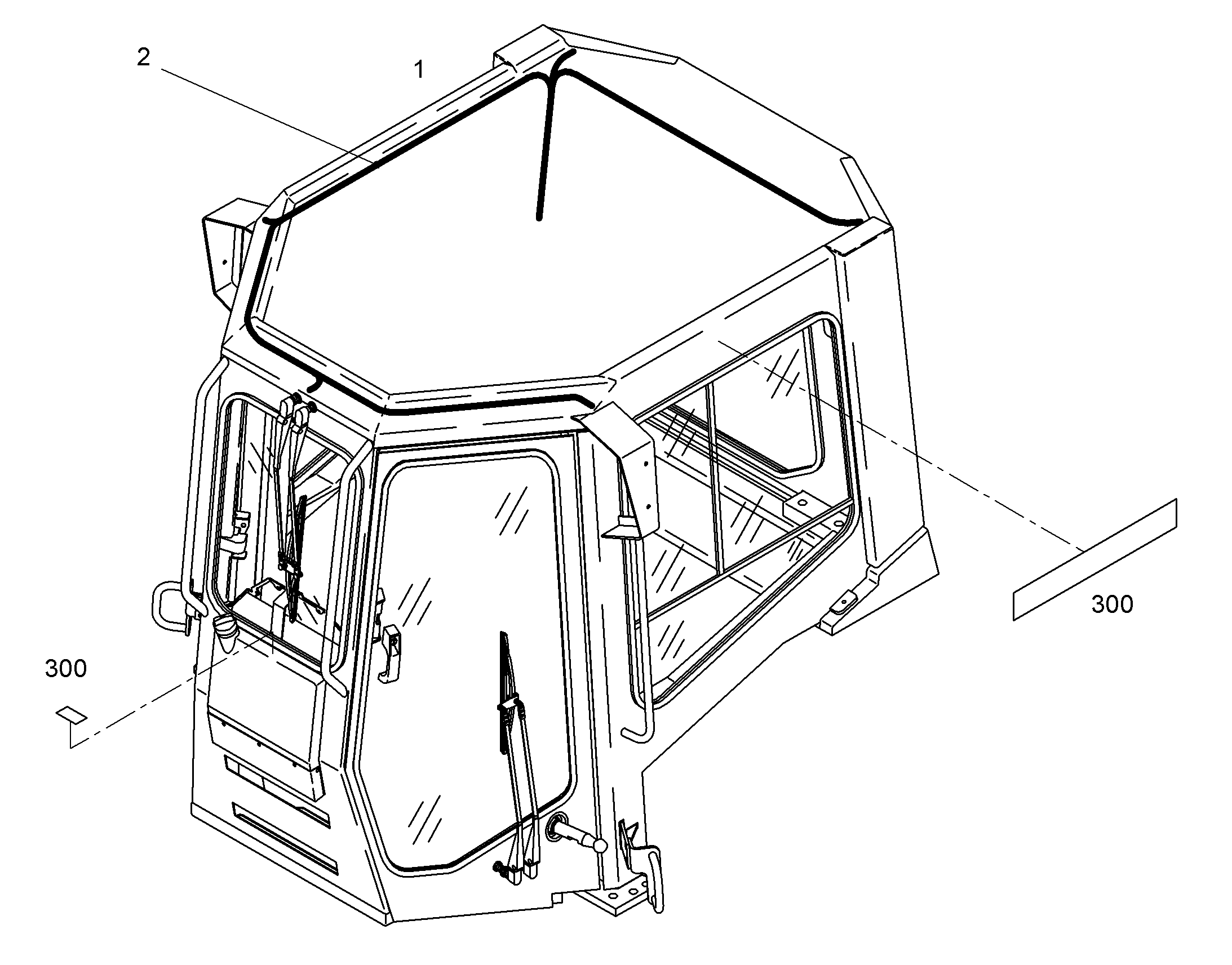 ТАБЛИЧКИ КAБИНЫ ВОДИТЕЛЯ 9402953 LIEBHERR