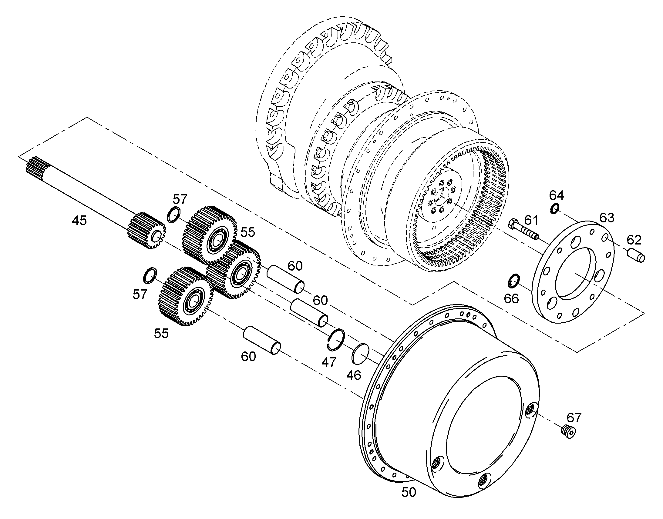 СТОПОРНОЕ КОЛЬЦО DIN 472 30 428100601 LIEBHERR