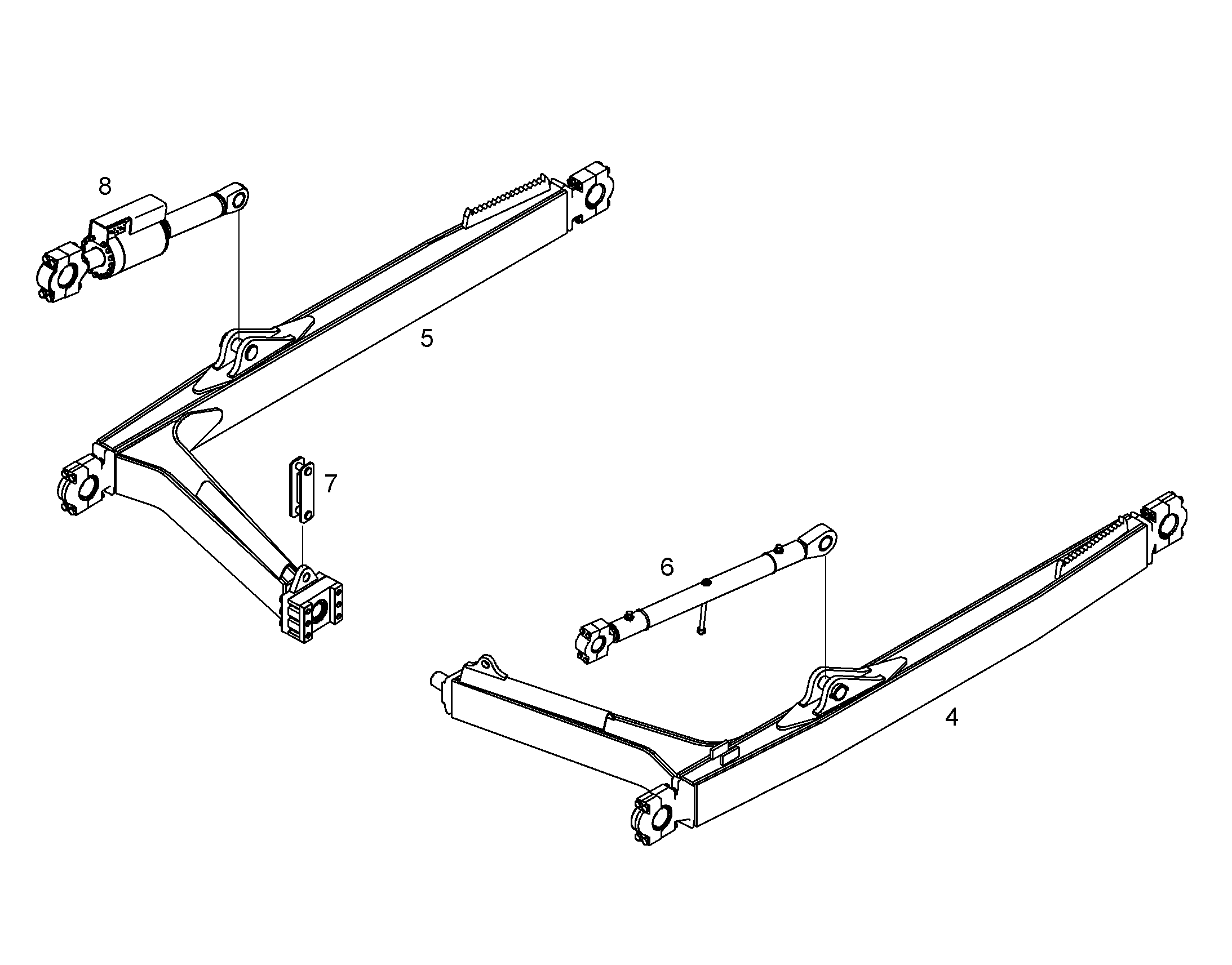 РАСПОРКА, РАБ.НА РАСТ.,В СБОРЕ 9744332 LIEBHERR