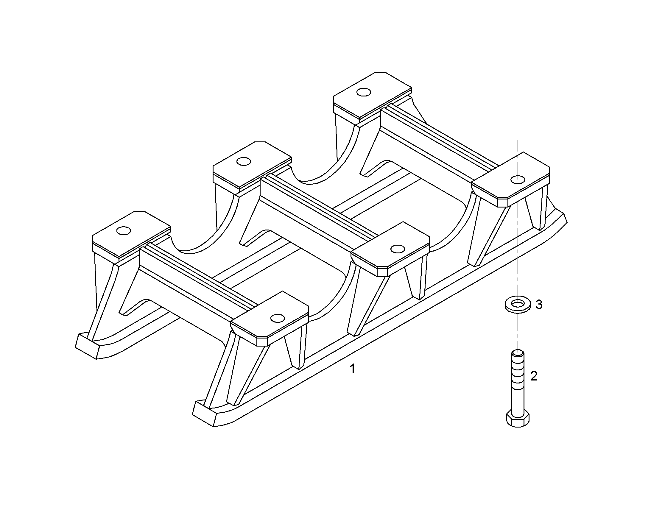 НАПРАВЛЯЮЩАЯ ЦЕПИ, КОМПЛЕКТ 10303889 LIEBHERR
