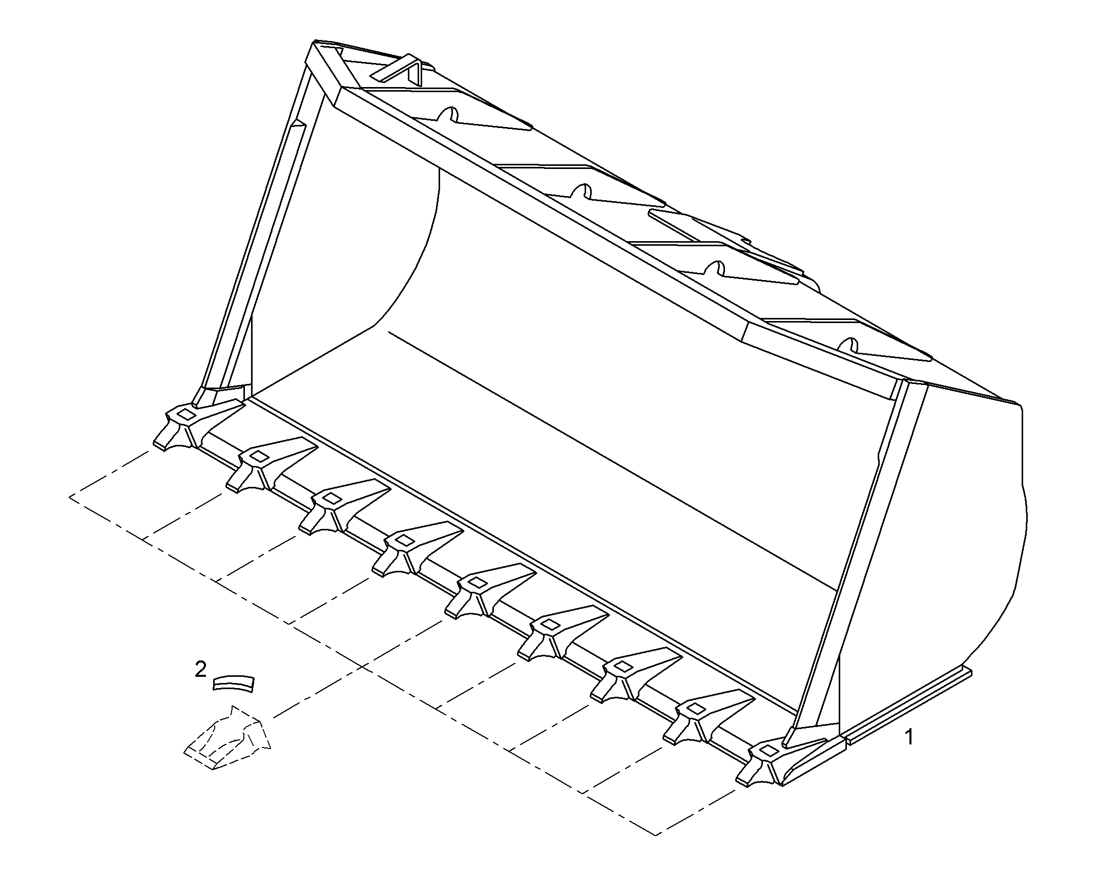 КОВШ ГРУЗОВОЙ 9817545 LIEBHERR