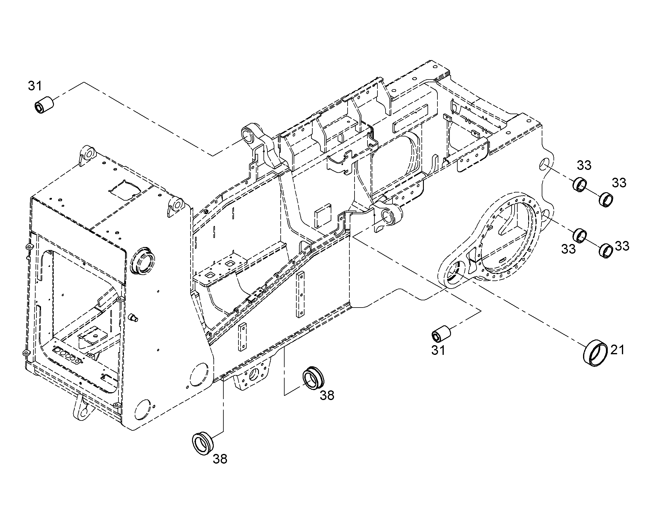 ГИЛЬЗА 123X160X57 9746571 LIEBHERR