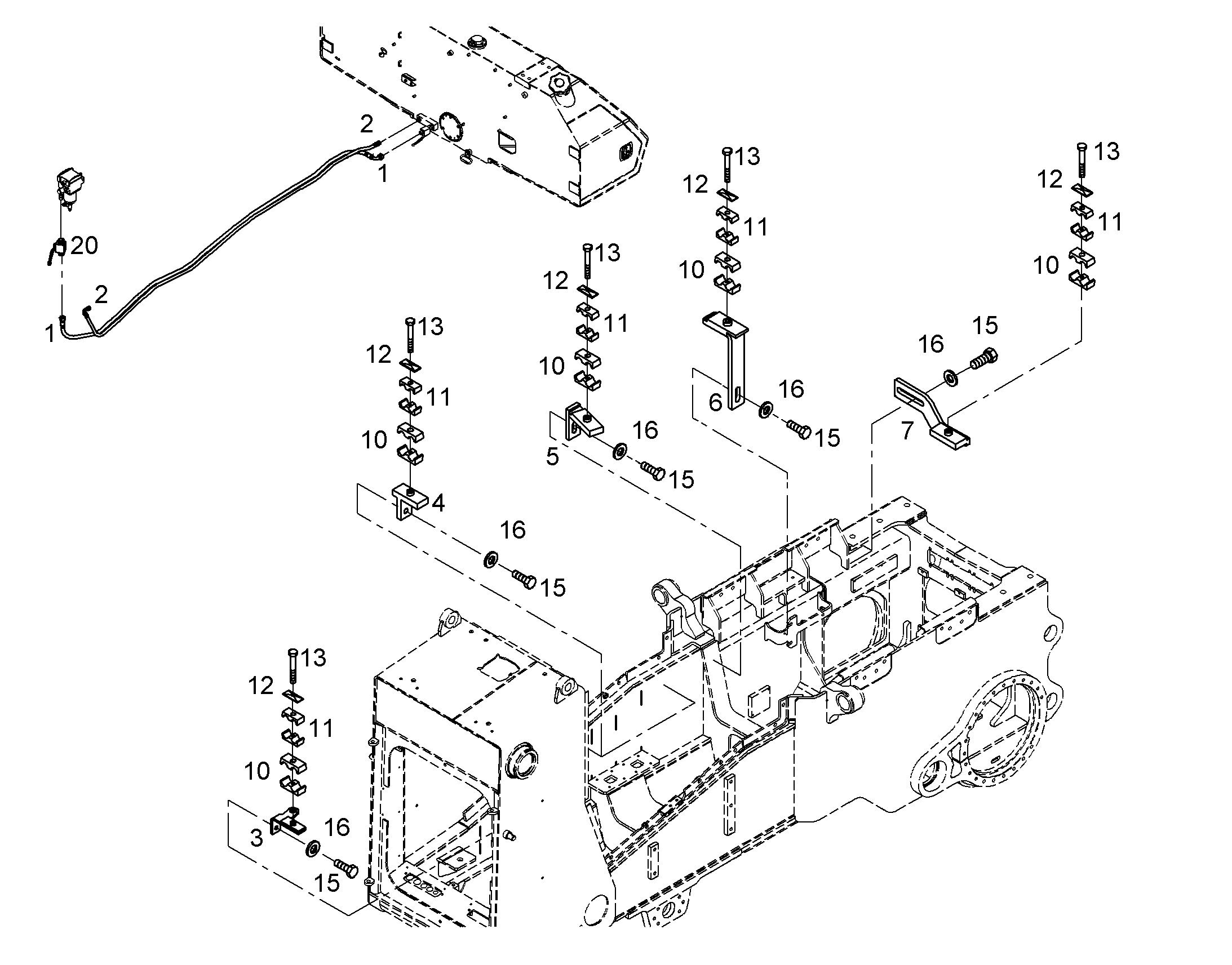 КРЕПЕЖ 9813617 LIEBHERR