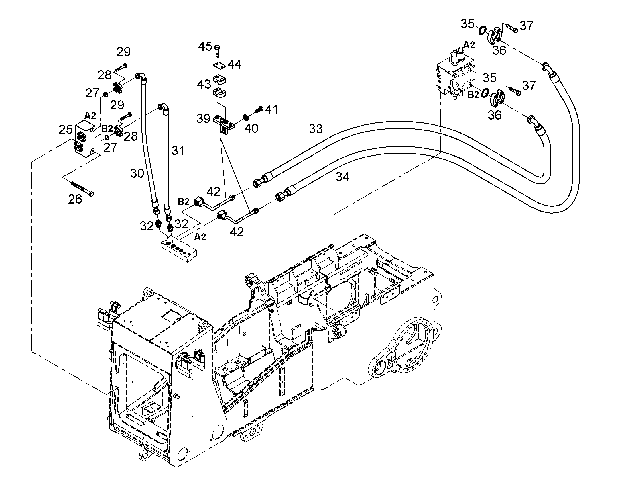 ШЛАНГ 12X490 10032053 LIEBHERR