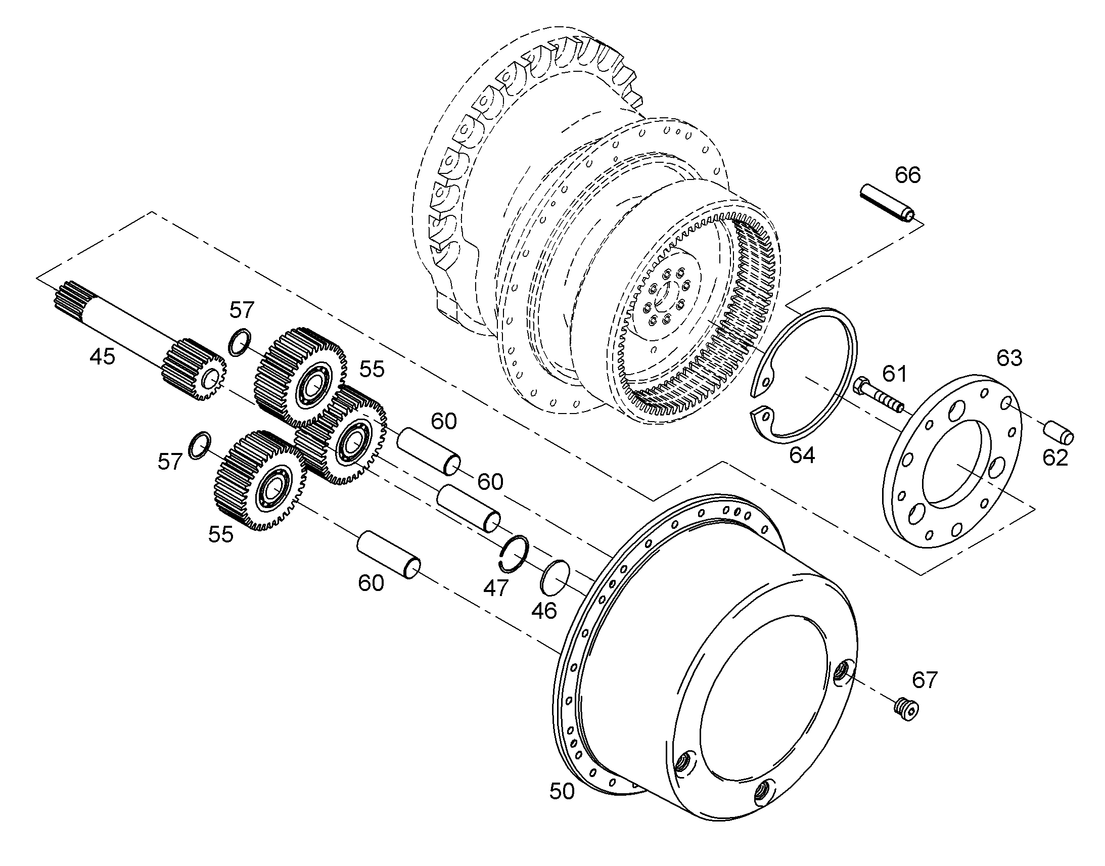 КОЛЕСО ЦЕНТРАЛЬНОЕ M=4,5 Z=18 944444903 LIEBHERR