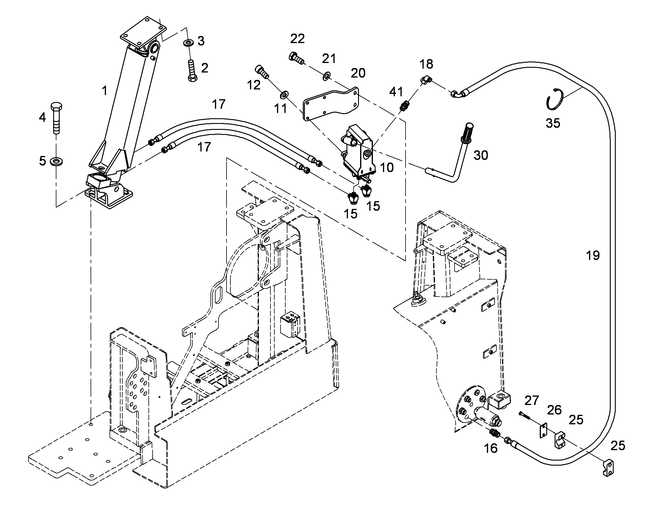 УГОЛЬНИК КРЕПЕЖНЫЙ 9413438 LIEBHERR