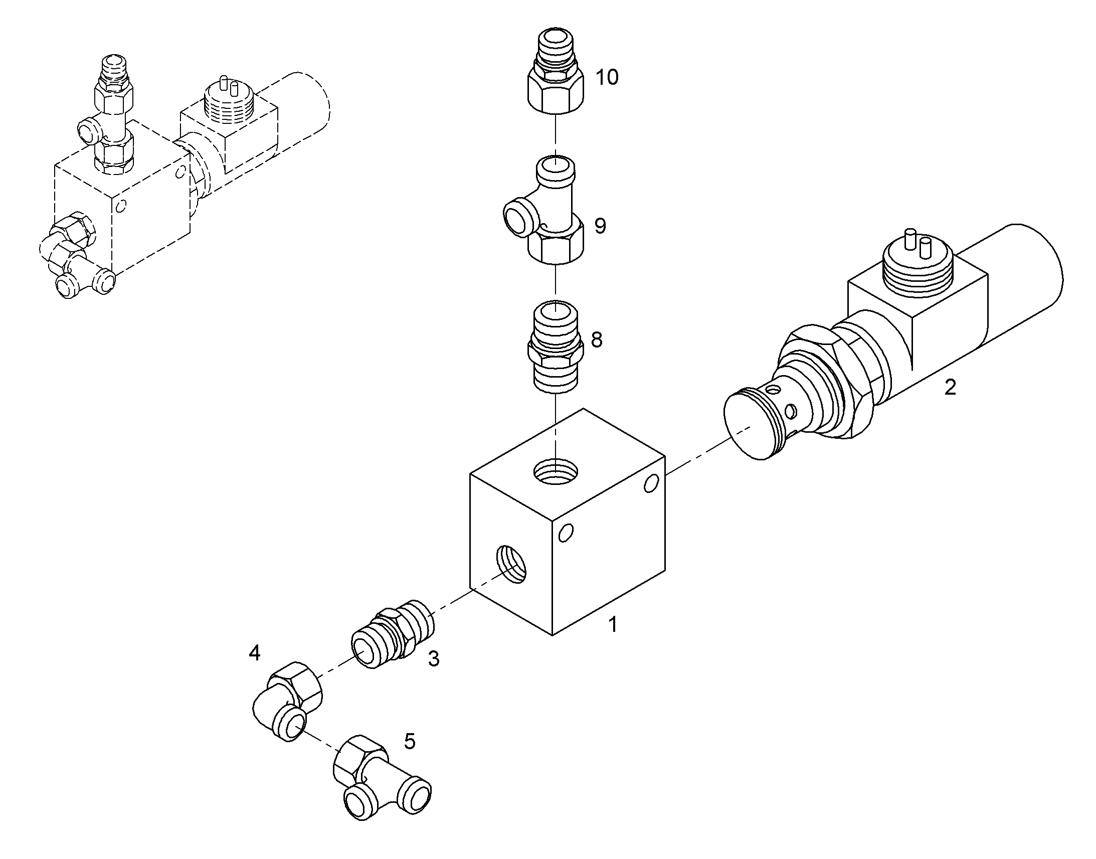 КЛАПАН ОГРАНИЧЕНИЯ ДАВЛЕНИЯ 10347130 LIEBHERR