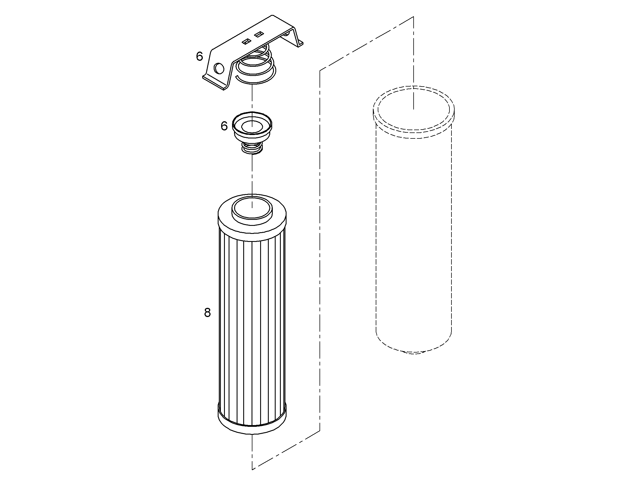 ФИЛЬТРУЮЩИЙ ЭЛЕМЕНТ 10µm 10042759 LIEBHERR