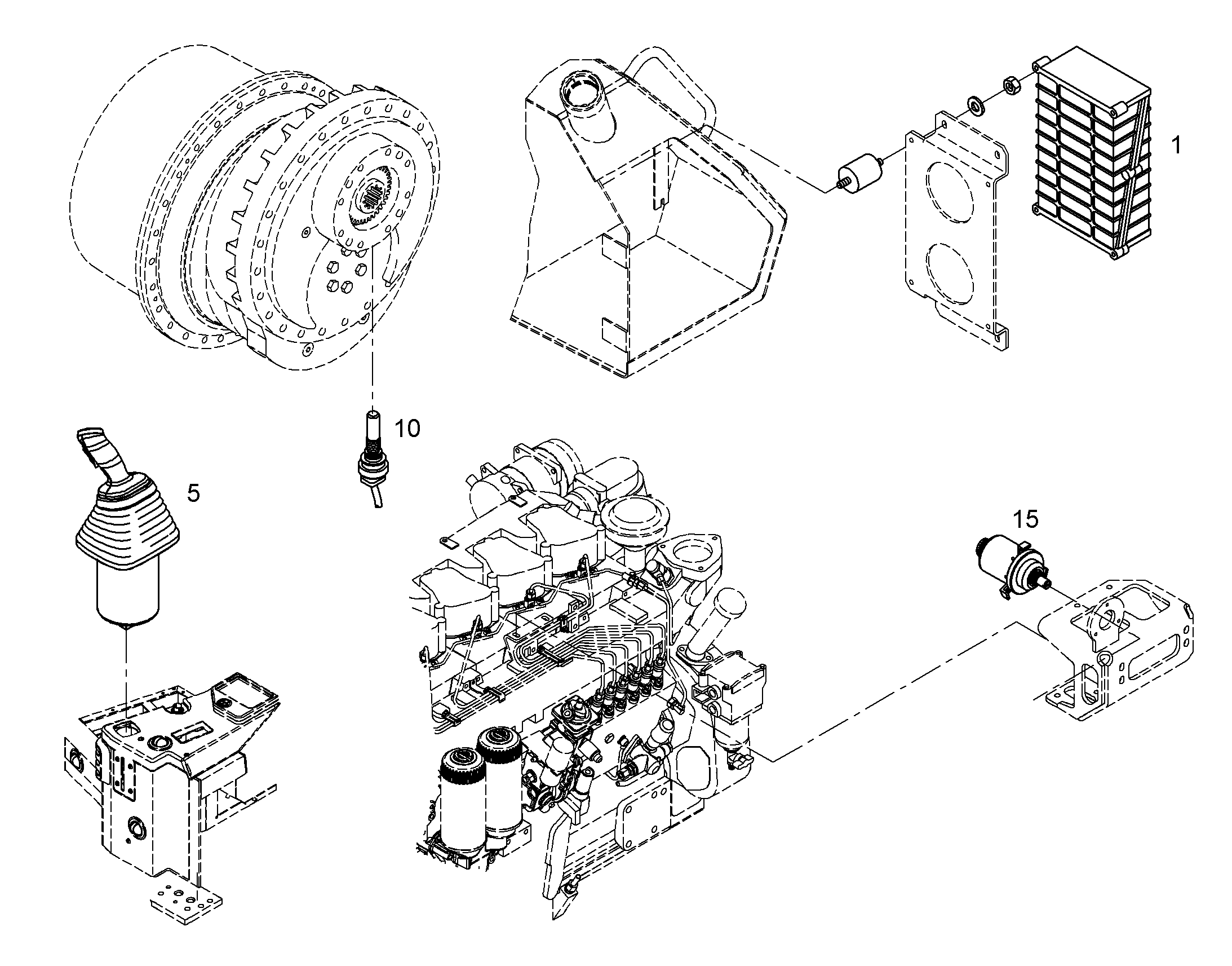 ДАТЧИК ЧИСЛА ОБОРОТОВ 10013053 LIEBHERR
