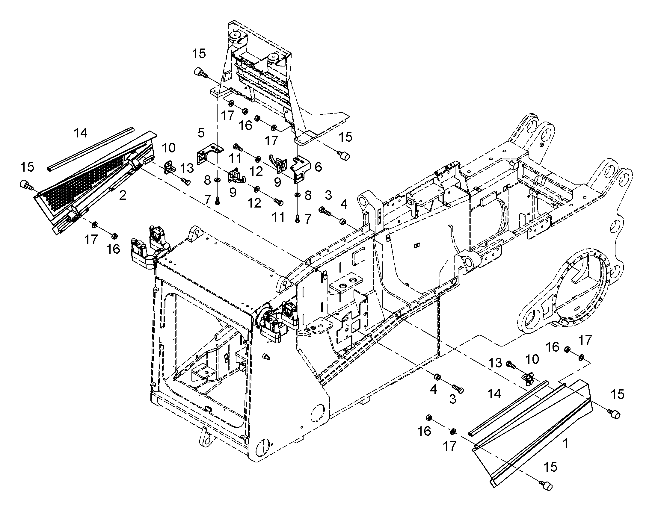 КРЫШКА ЛЕВАЯ 9931633 LIEBHERR