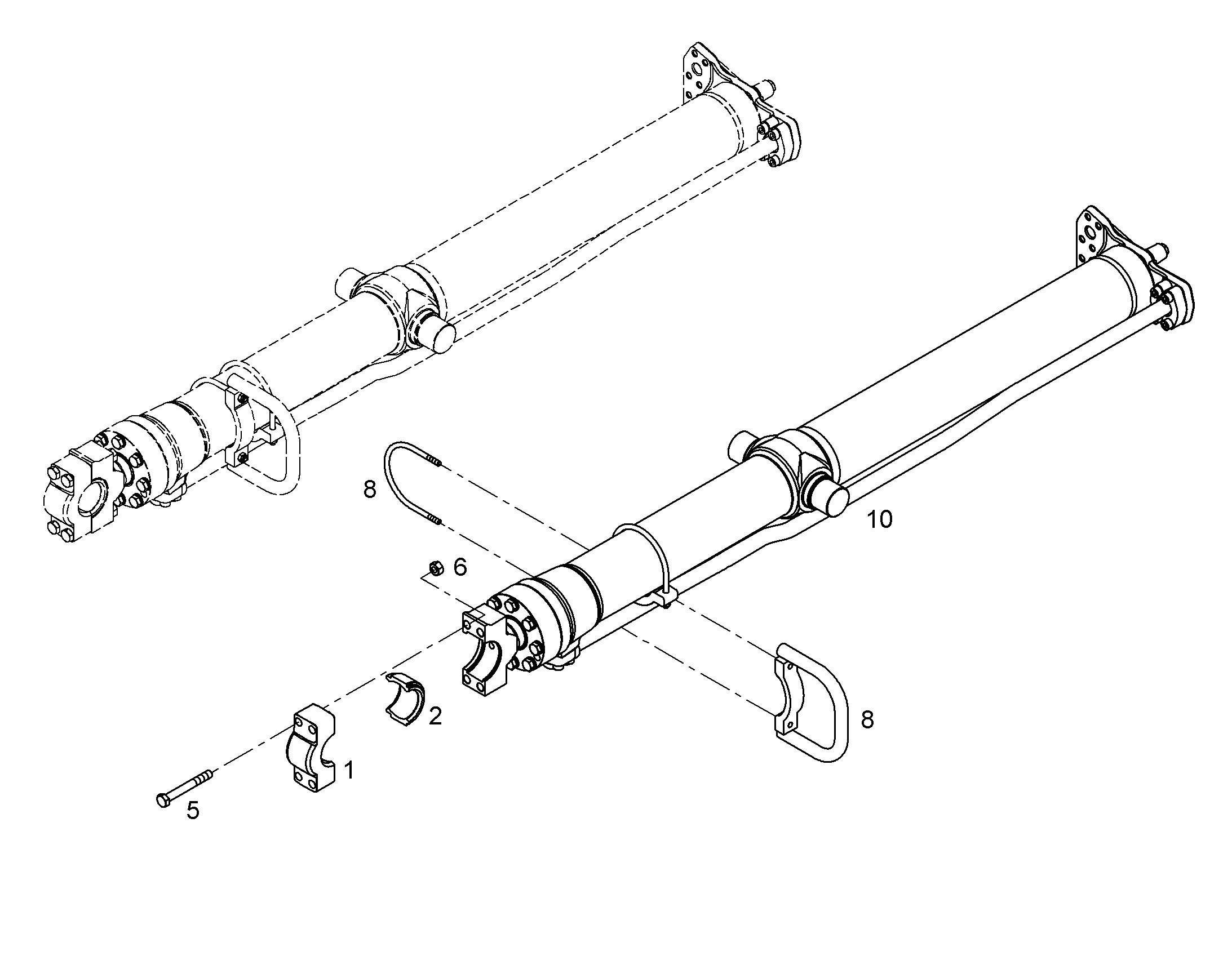 ГИДРОЦИЛИНДР 94055871 LIEBHERR