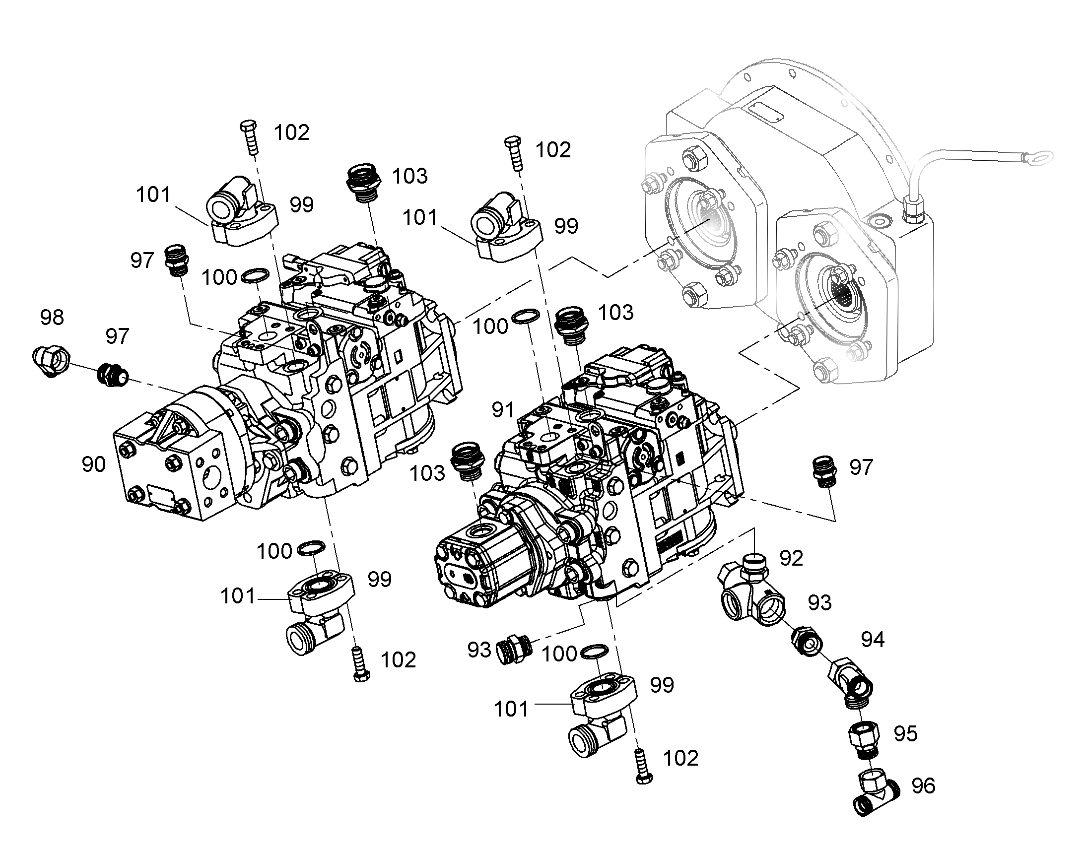 ФЛАНЦЕВОЕ СОЕДИНЕНИЕ WFS 30S 1 10296541 LIEBHERR