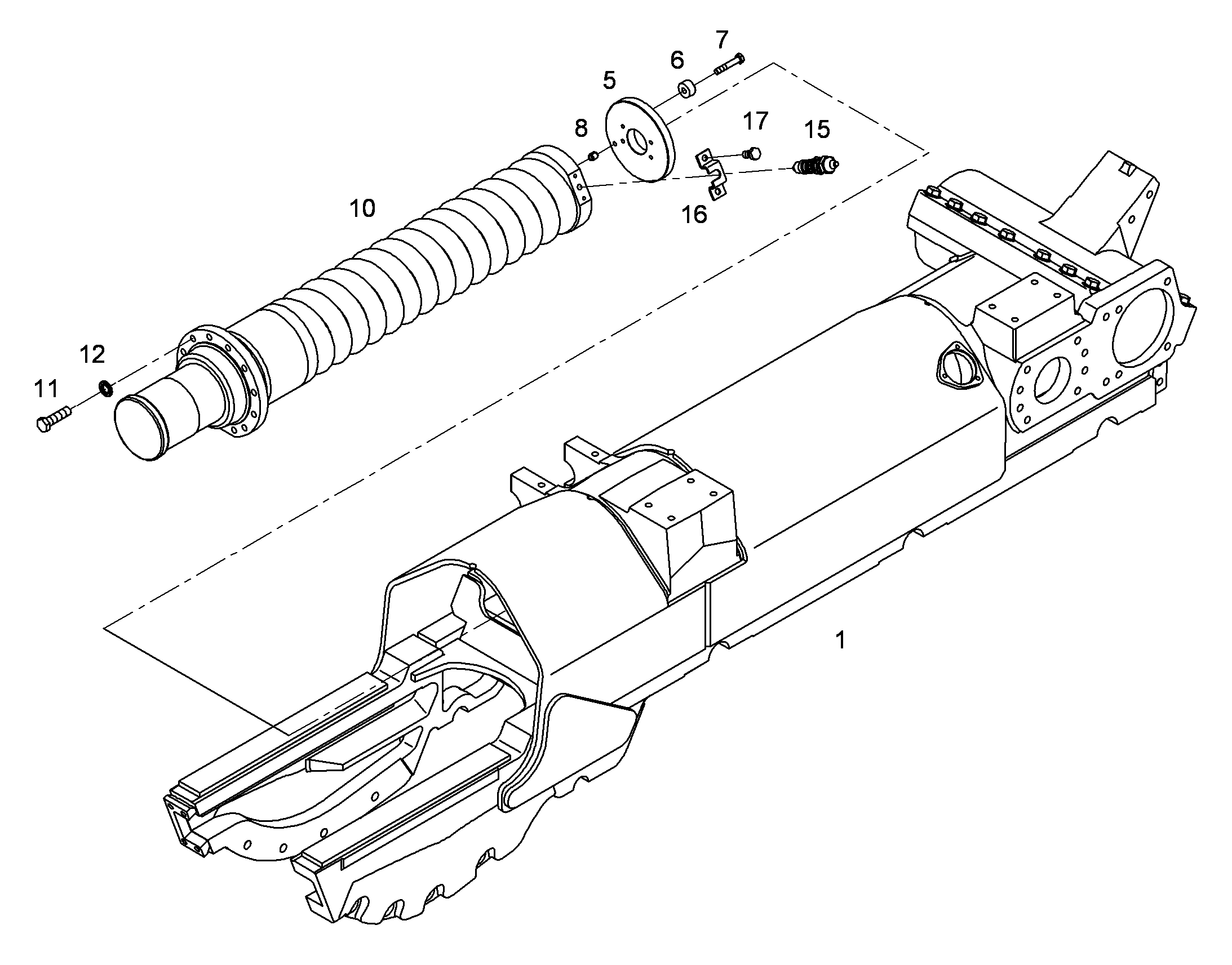 ГИЛЬЗА 13X35X20 9816526 LIEBHERR
