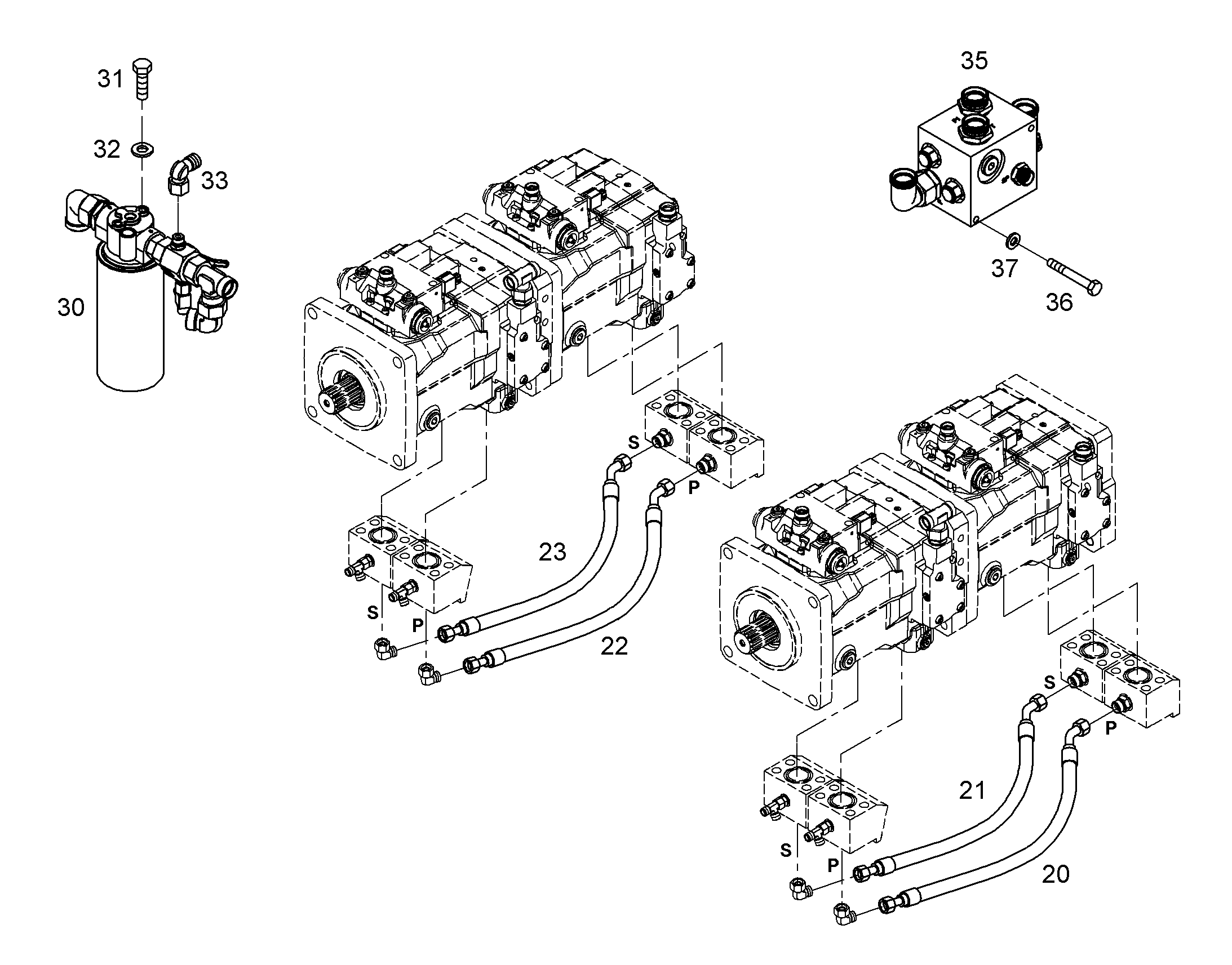 ШЛАНГ 12X350 10217837 LIEBHERR