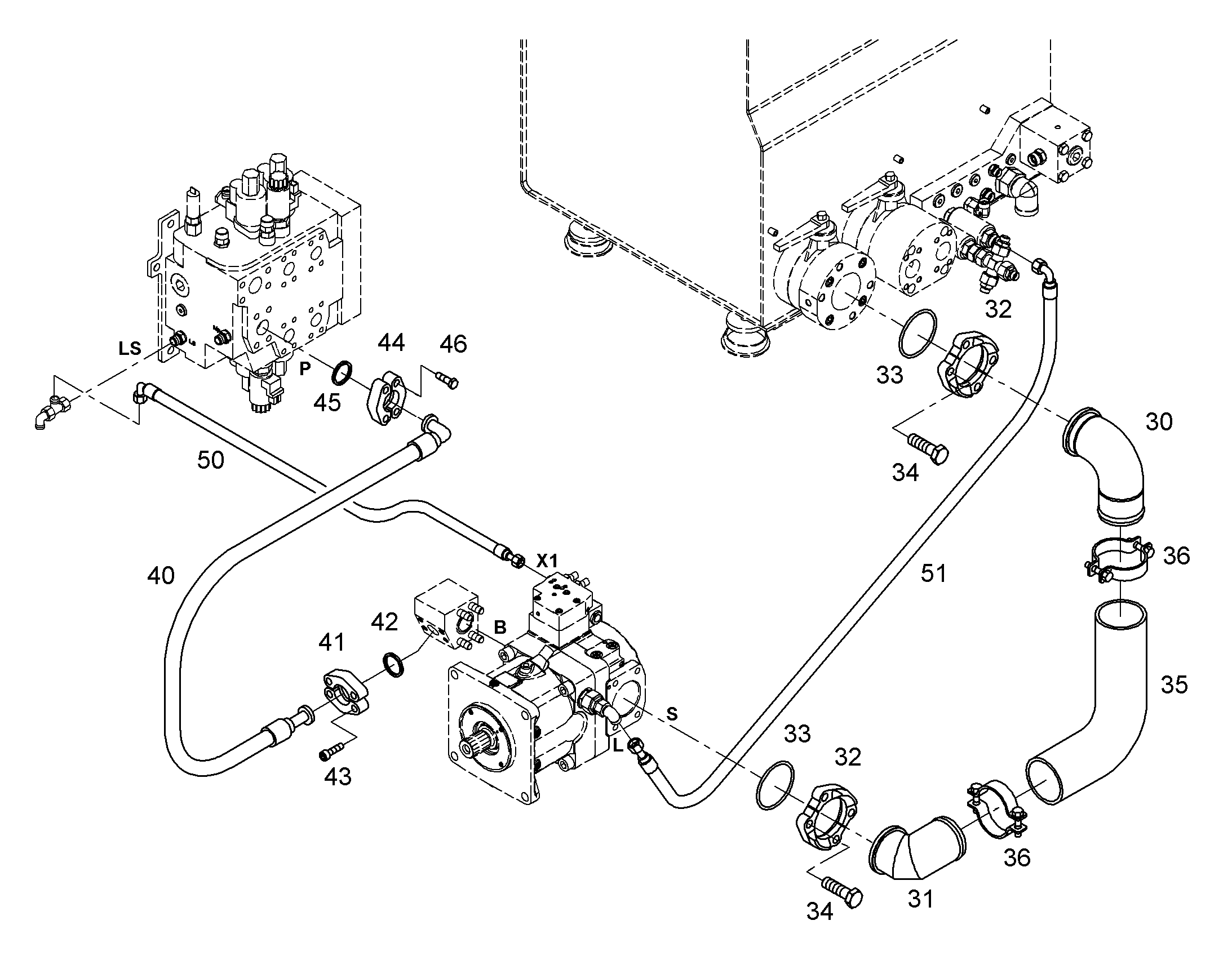 ШЛАНГ 6X3150 10217941 LIEBHERR