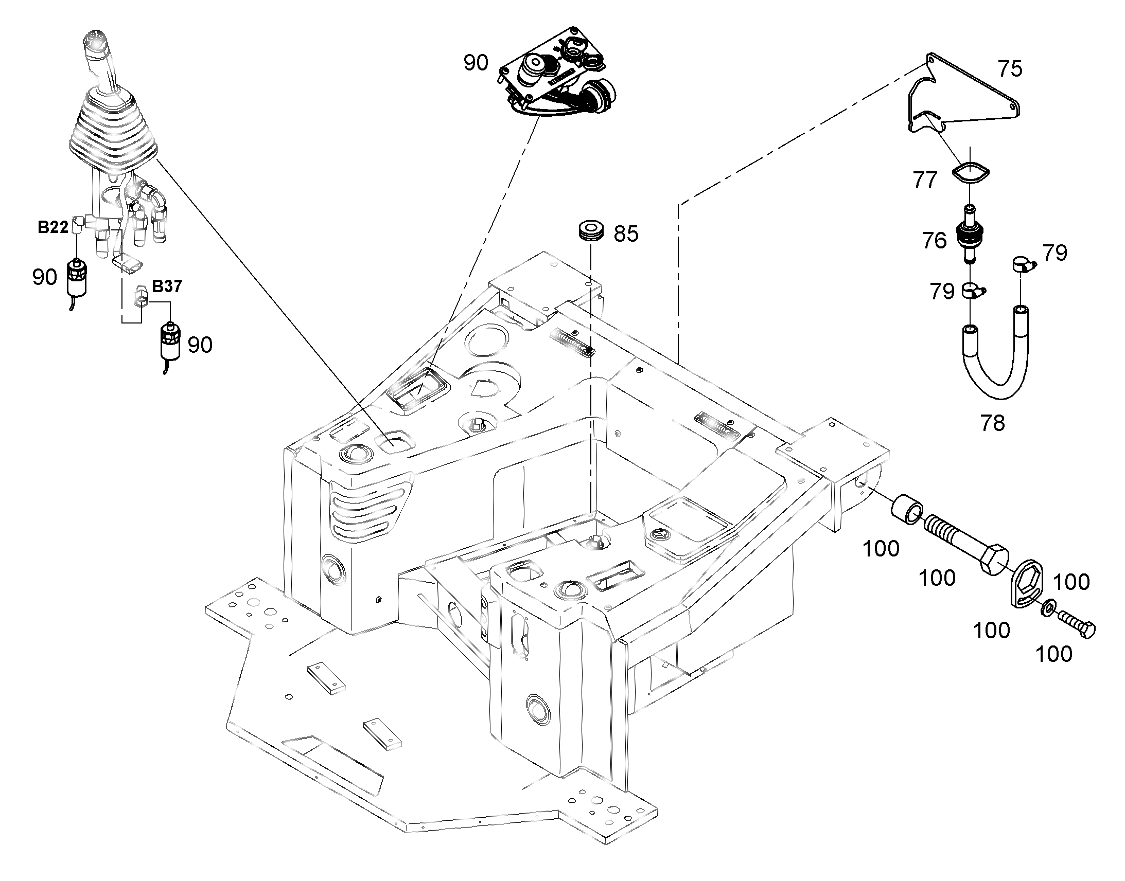СКОБА ДЛЯ КРЕПЛЕНИЯ ШЛАНГА 16-27X14,2 W2 12240438 LIEBHERR