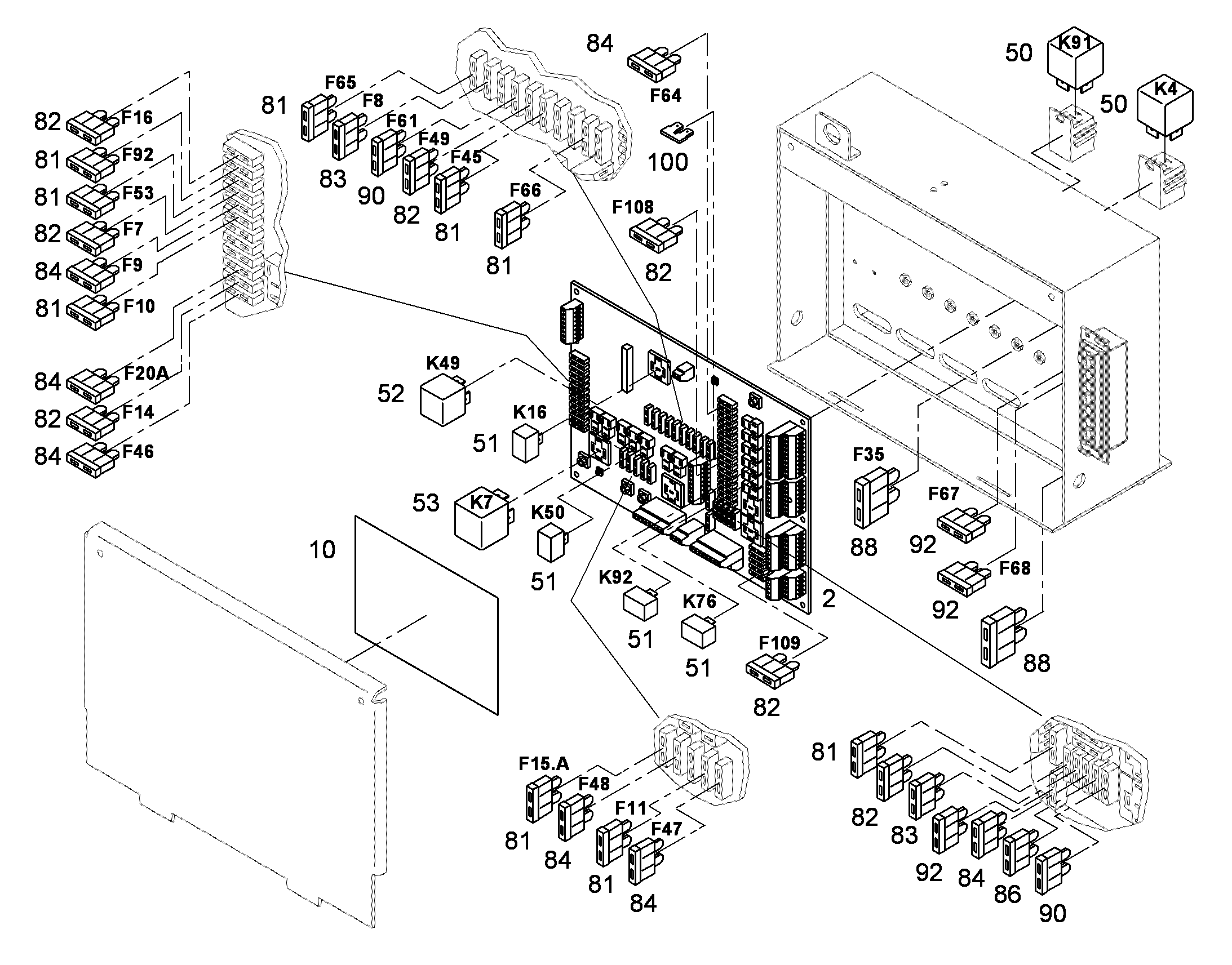 ОСНОВНАЯ ПЛАТА 10287328 LIEBHERR