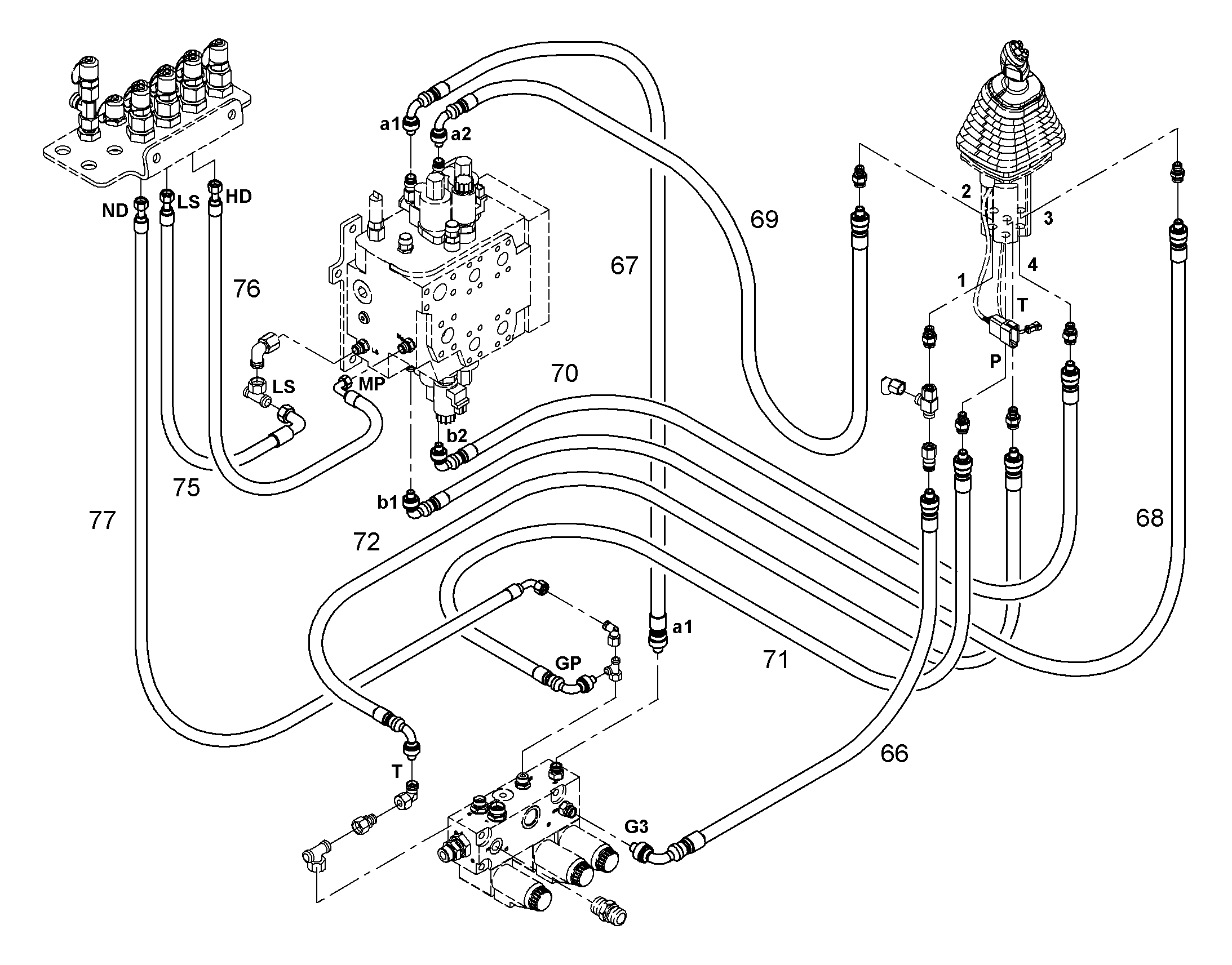 ШЛАНГ СИСТЕМЫ ИЗМЕРЕНИЯ DN2X2800 10101561 LIEBHERR
