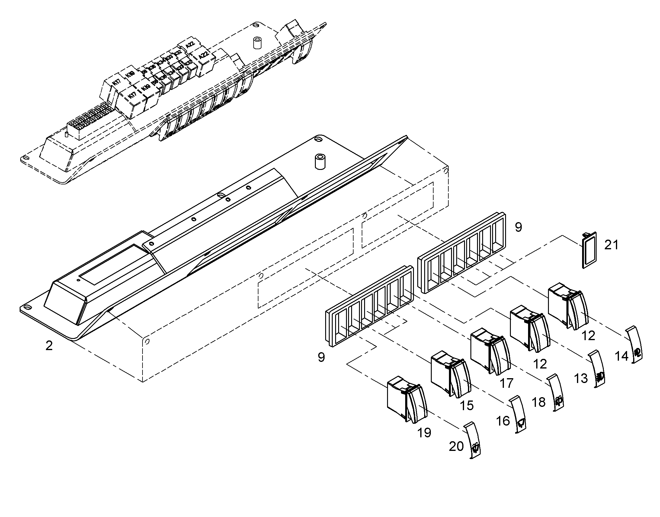 КОЗЫРЕК 9409655 LIEBHERR