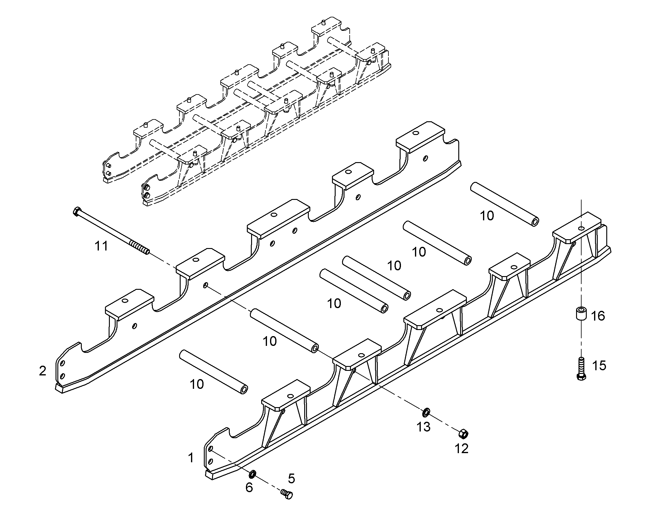 ЗАЩИТА ГУСЕНИЦЫ, ЛЕВАЯ 9405334 LIEBHERR