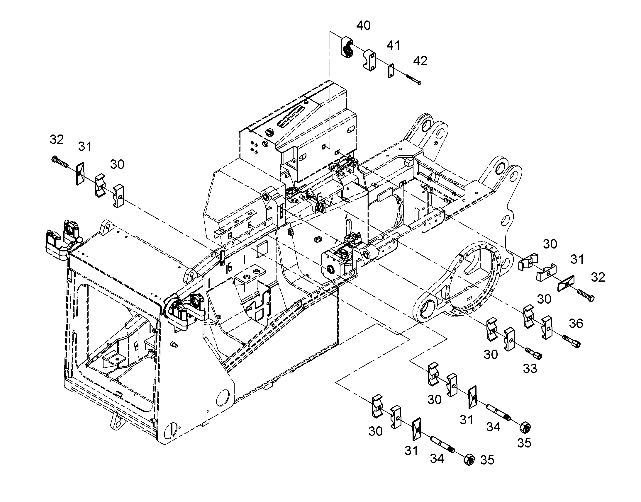 КЛЕММА ПОЛОВИННАЯ DIN 3015-3 Z 3 R 23 23 PP SW 10291708 LIEBHERR