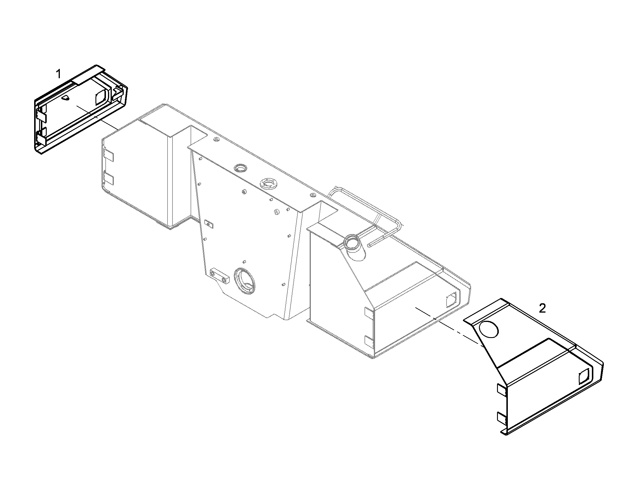 СТЕНКА БОКОВАЯ ЛЕВАЯ 10304549 LIEBHERR