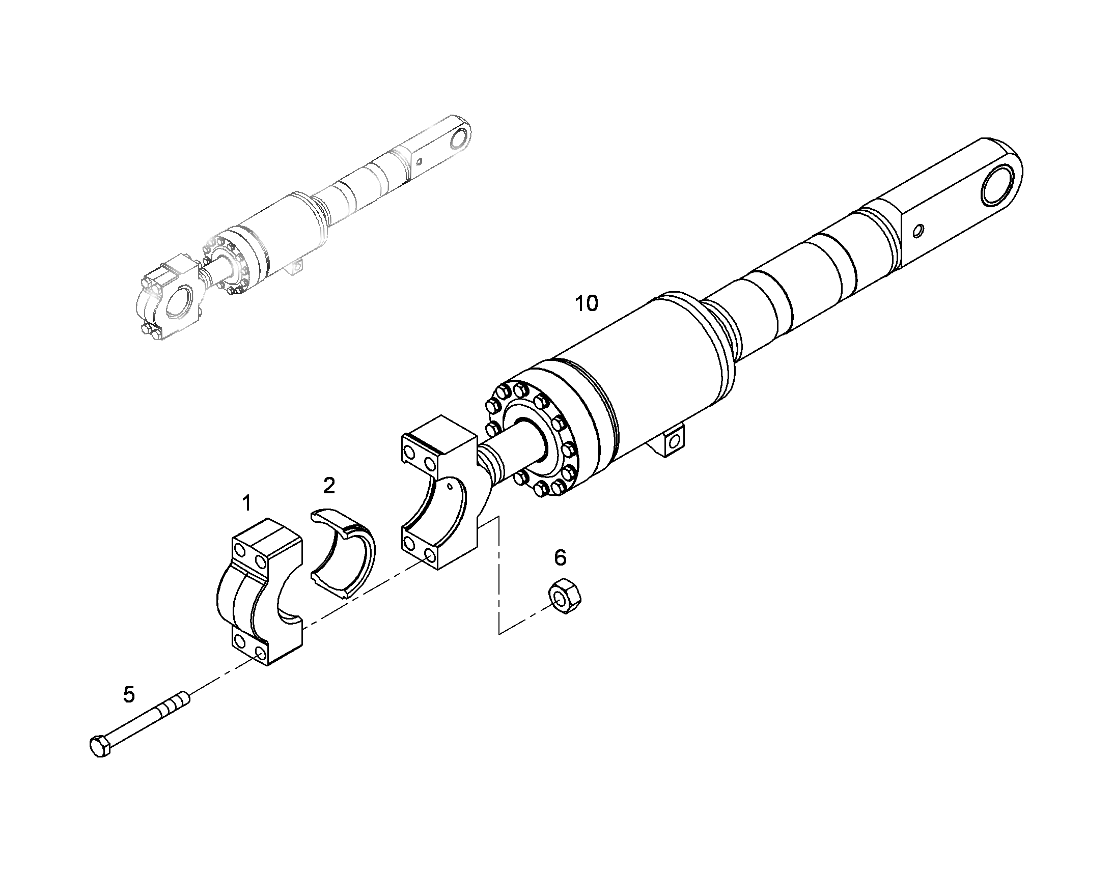 ГИДРОЦИЛИНДР 94003550 LIEBHERR