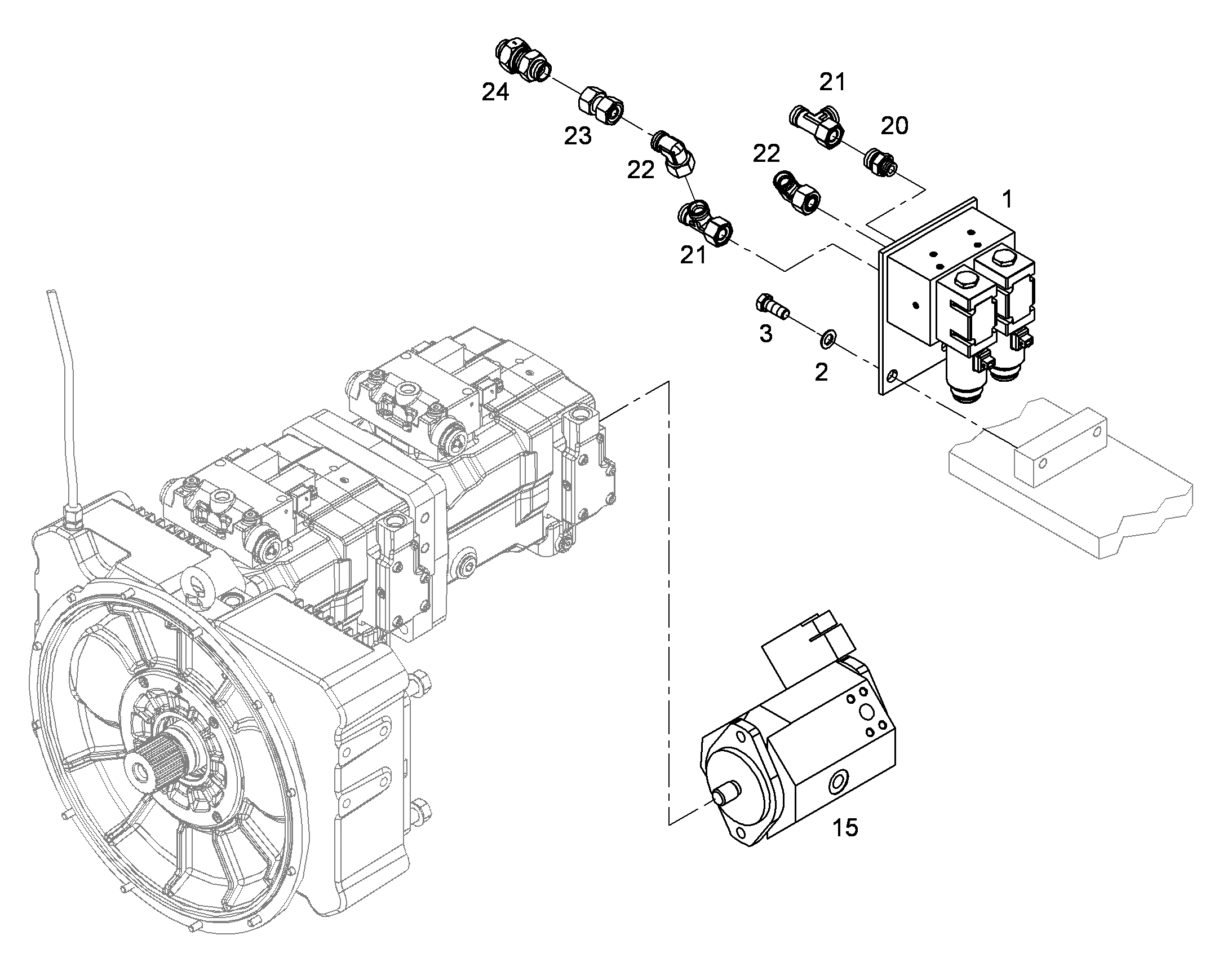 ПРЕДВ. УСТАНОВКА 9409364 LIEBHERR