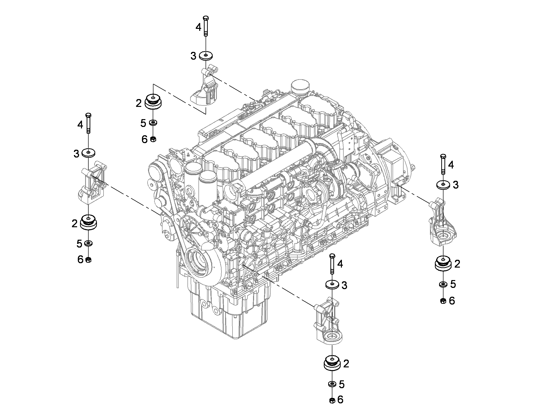 БОЛТ С ШЕСТИГРАННОЙ ГОЛОВКОЙ ISO 4014 M18X120 10.9 A3C 4600347 LIEBHERR