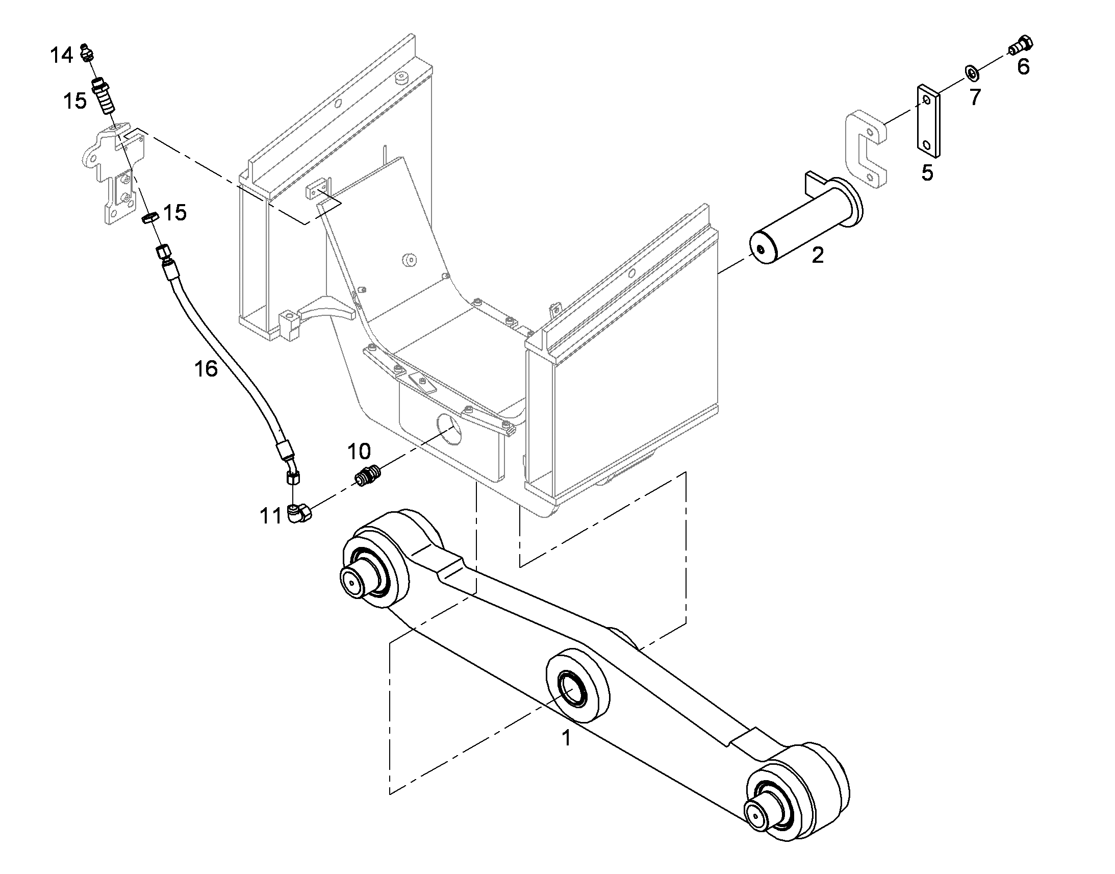 ШЛАНГ УПРАВЛЕНИЯ 8X900 10165729 LIEBHERR