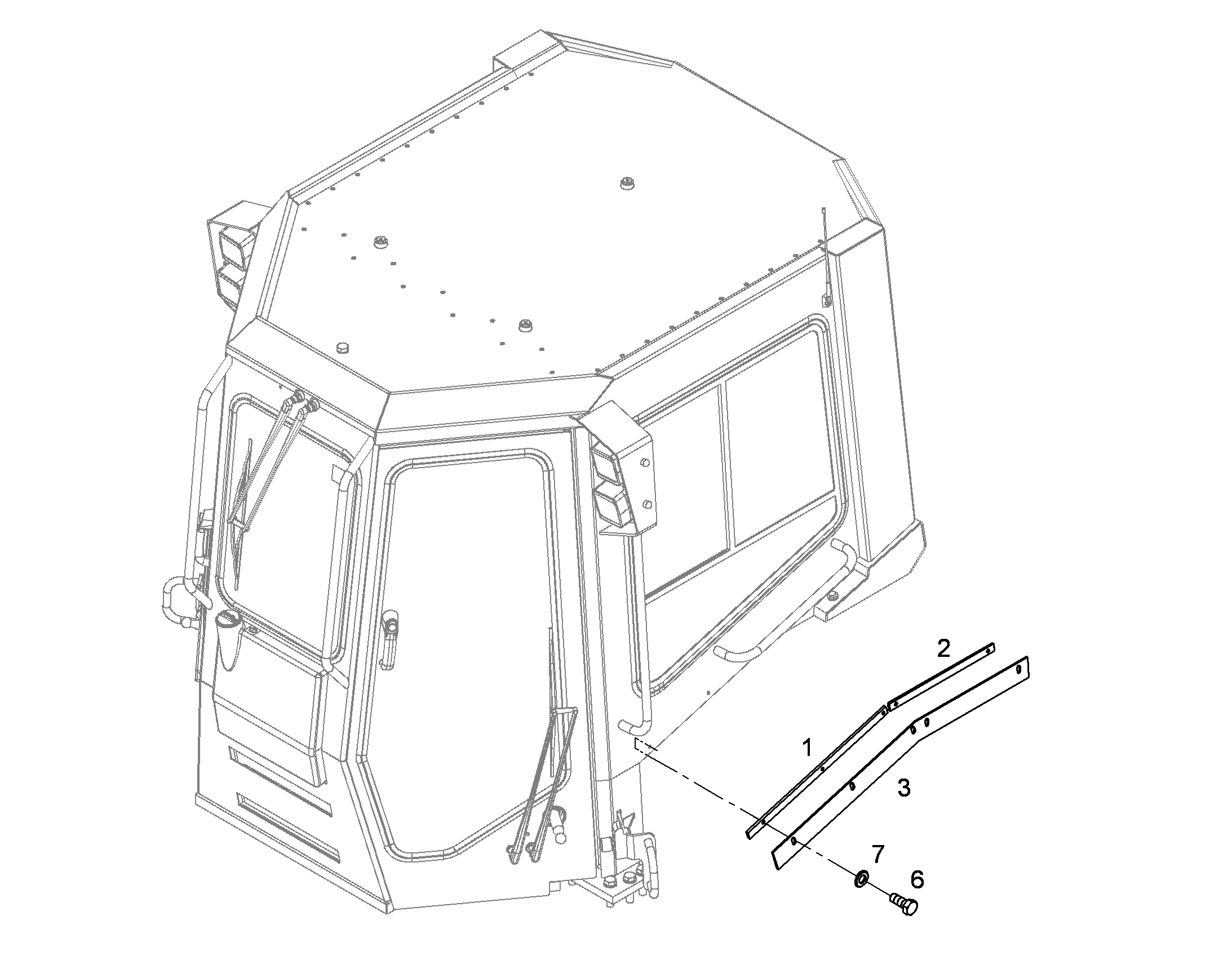 ПЛАНКА 9412868 LIEBHERR
