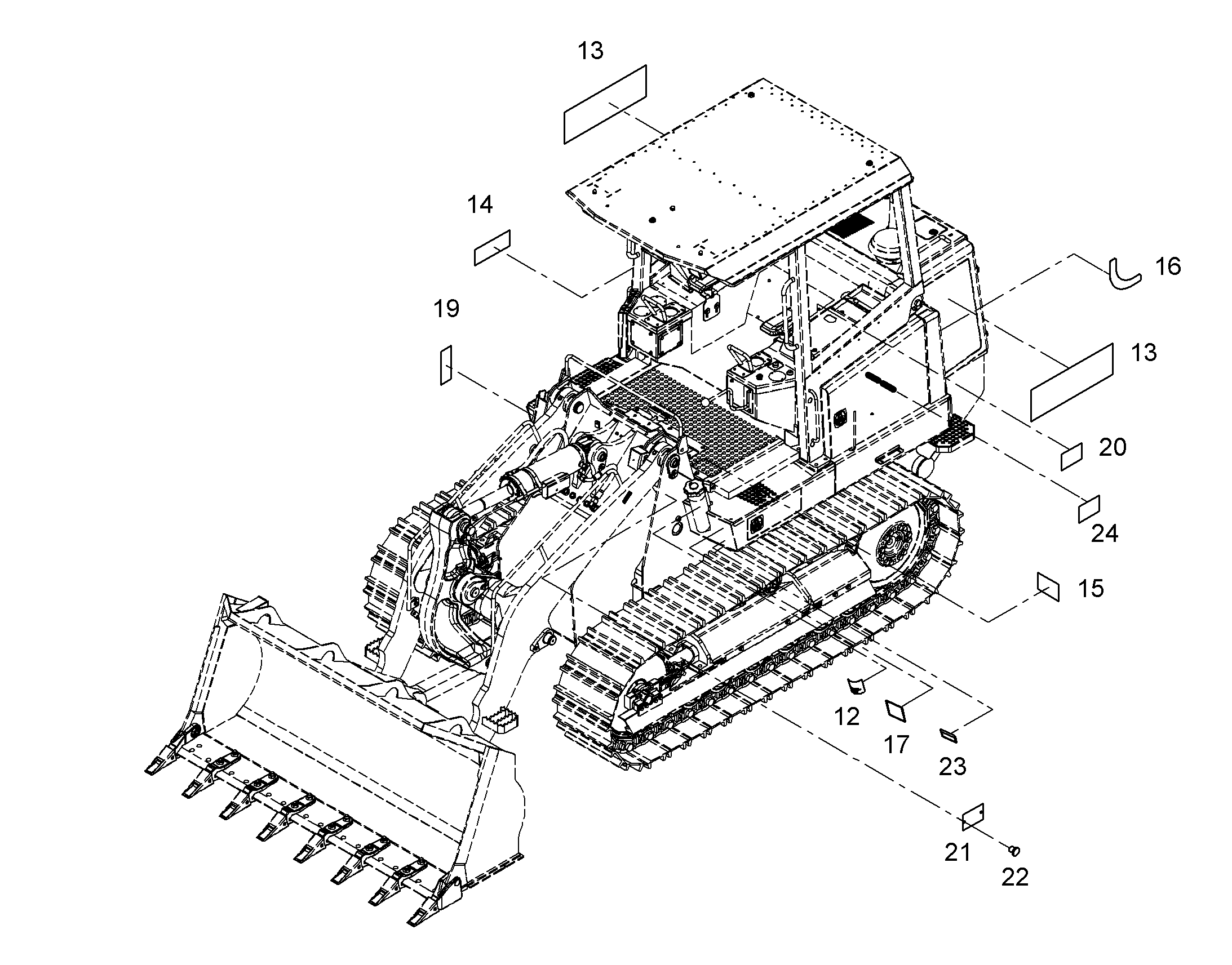ТАБЛИЧКА НАТЯЖЕНИЯ ЦЕПИ 9413880 LIEBHERR
