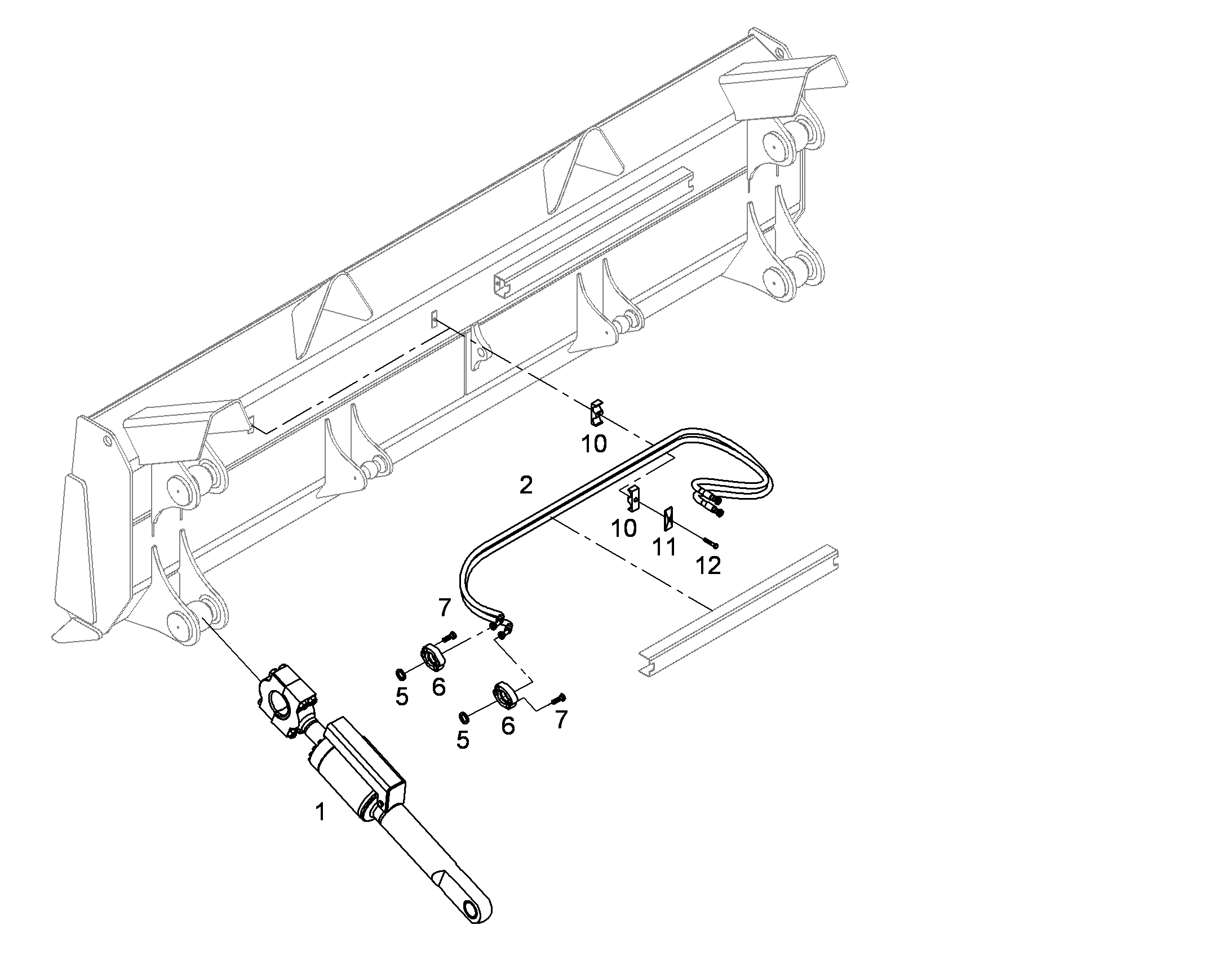 ШЛАНГ 12X2950 10454903 LIEBHERR
