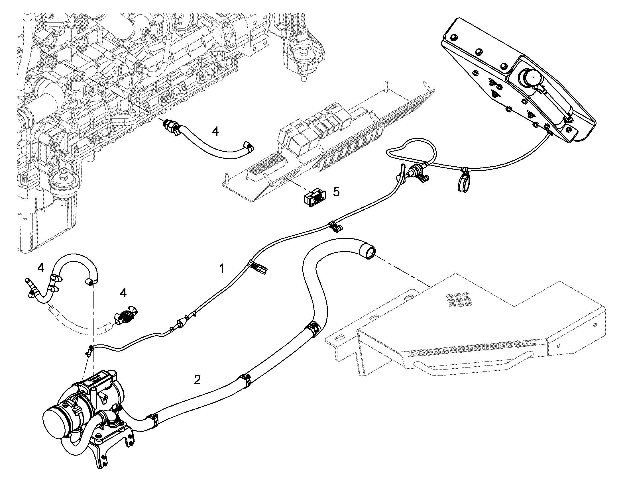 СИСТЕМA ПИТAНИЯ 9412779 LIEBHERR