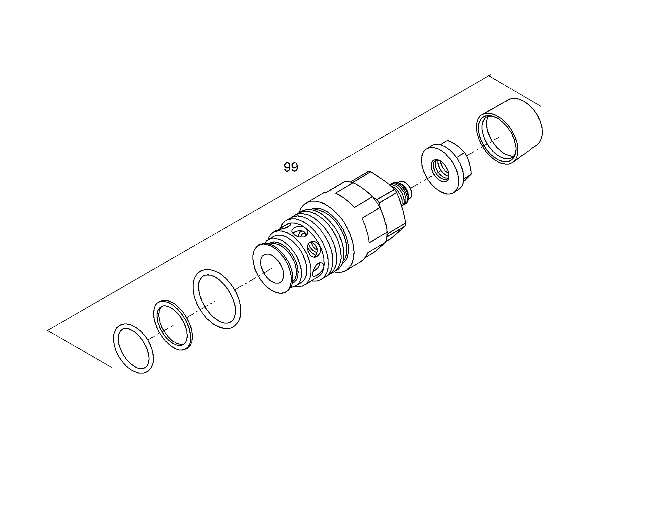 КОМПЛЕКТ УПЛОТНЕНИЙ ДАТЧИКА 12203651 LIEBHERR