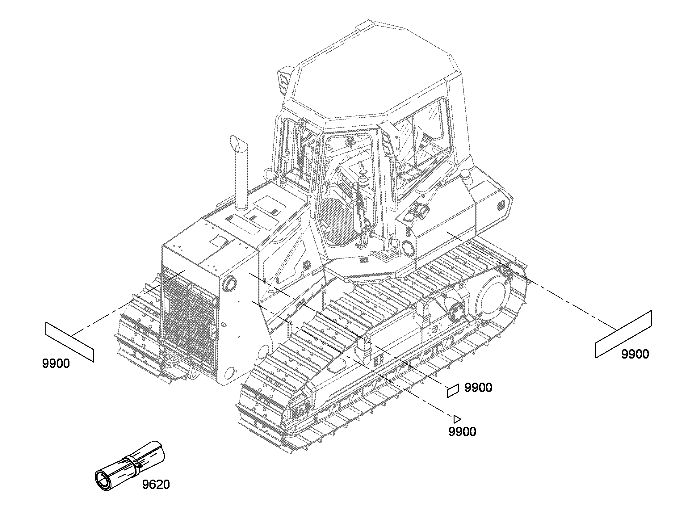 РАСПОЛОЖЕНИЕ ТАБЛИЧЕК 9412233 LIEBHERR