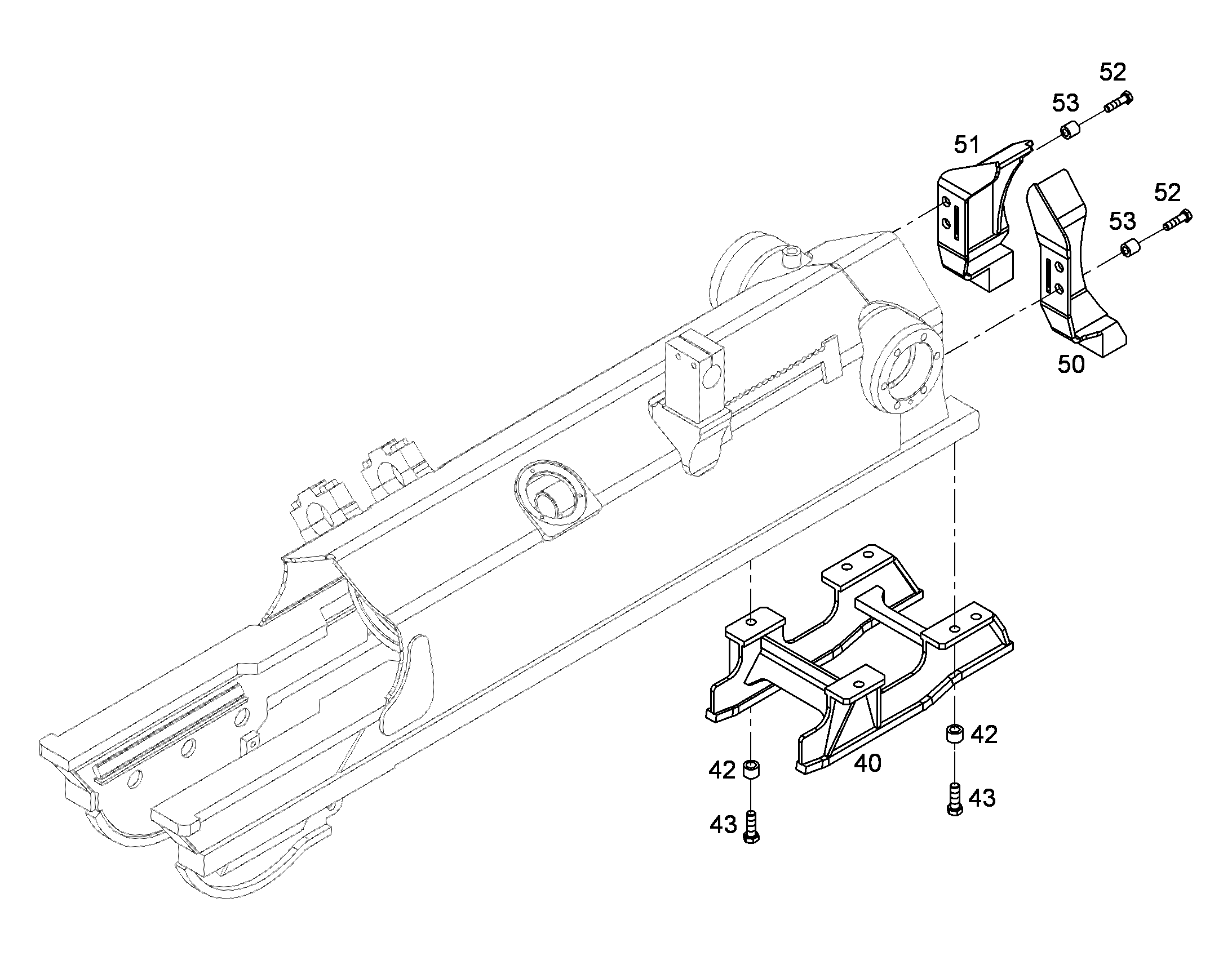 НАПРАВЛЯЮЩАЯ ЦЕПИ ЦЕЛЬНАЯ 10316816 LIEBHERR