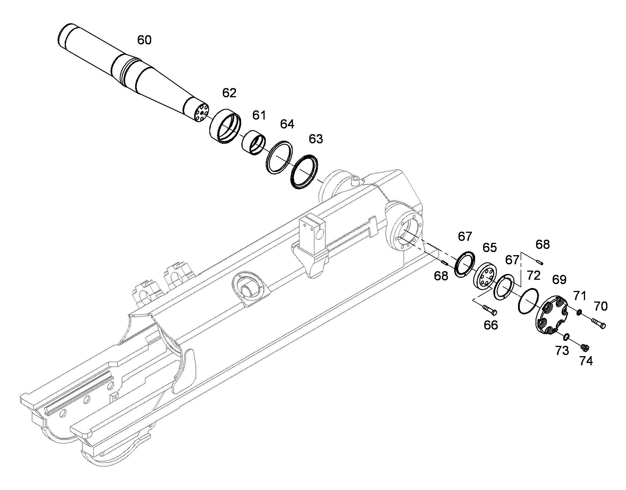 СПЕЦИАЛЬНЫЕ КОЛЕИ 2040MM 10322448 LIEBHERR