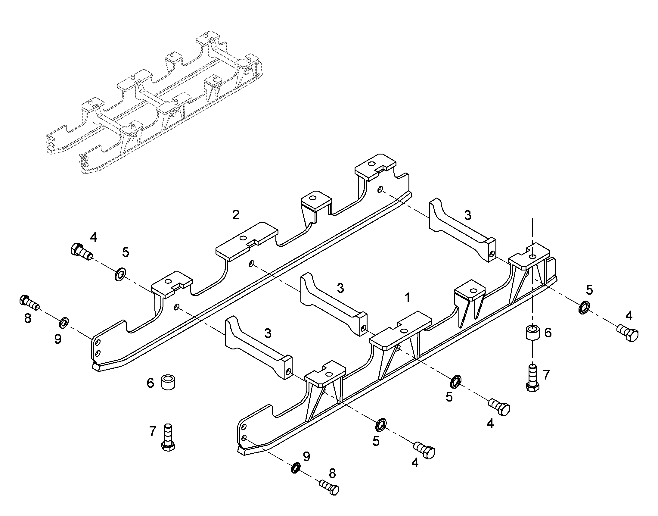 ЗАЩИТА ГУСЕНИЦЫ, ПРАВАЯ 9413342 LIEBHERR