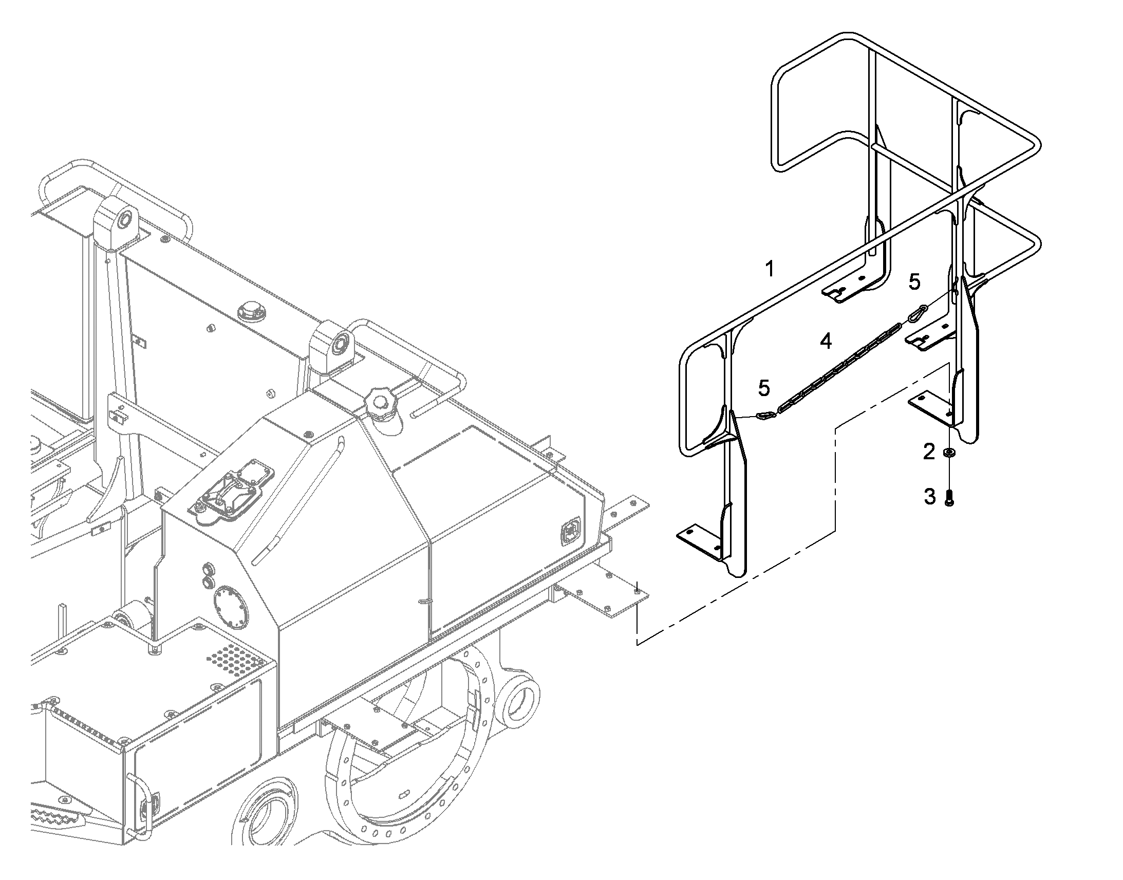 ПЕРИЛА 9414583 LIEBHERR