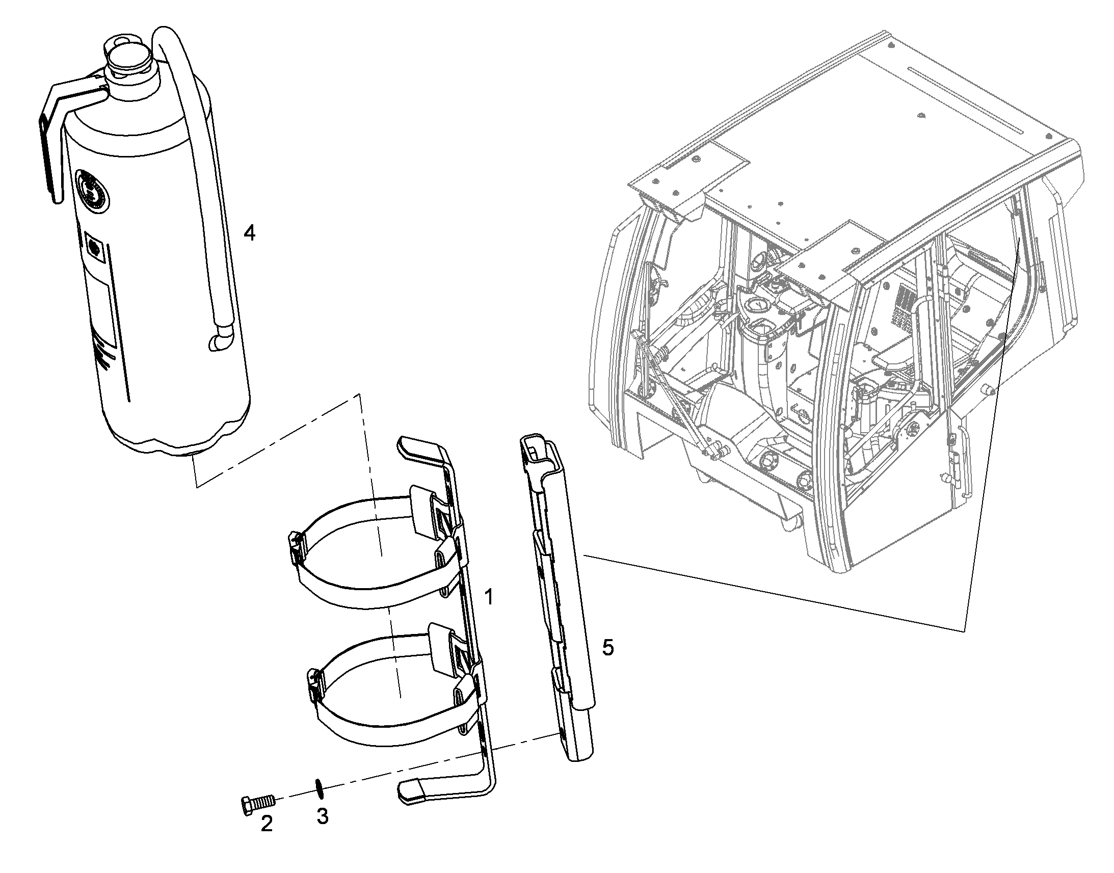 ДОРАБОТКА ДЕРЖАТЕЛЯ 9409479 LIEBHERR